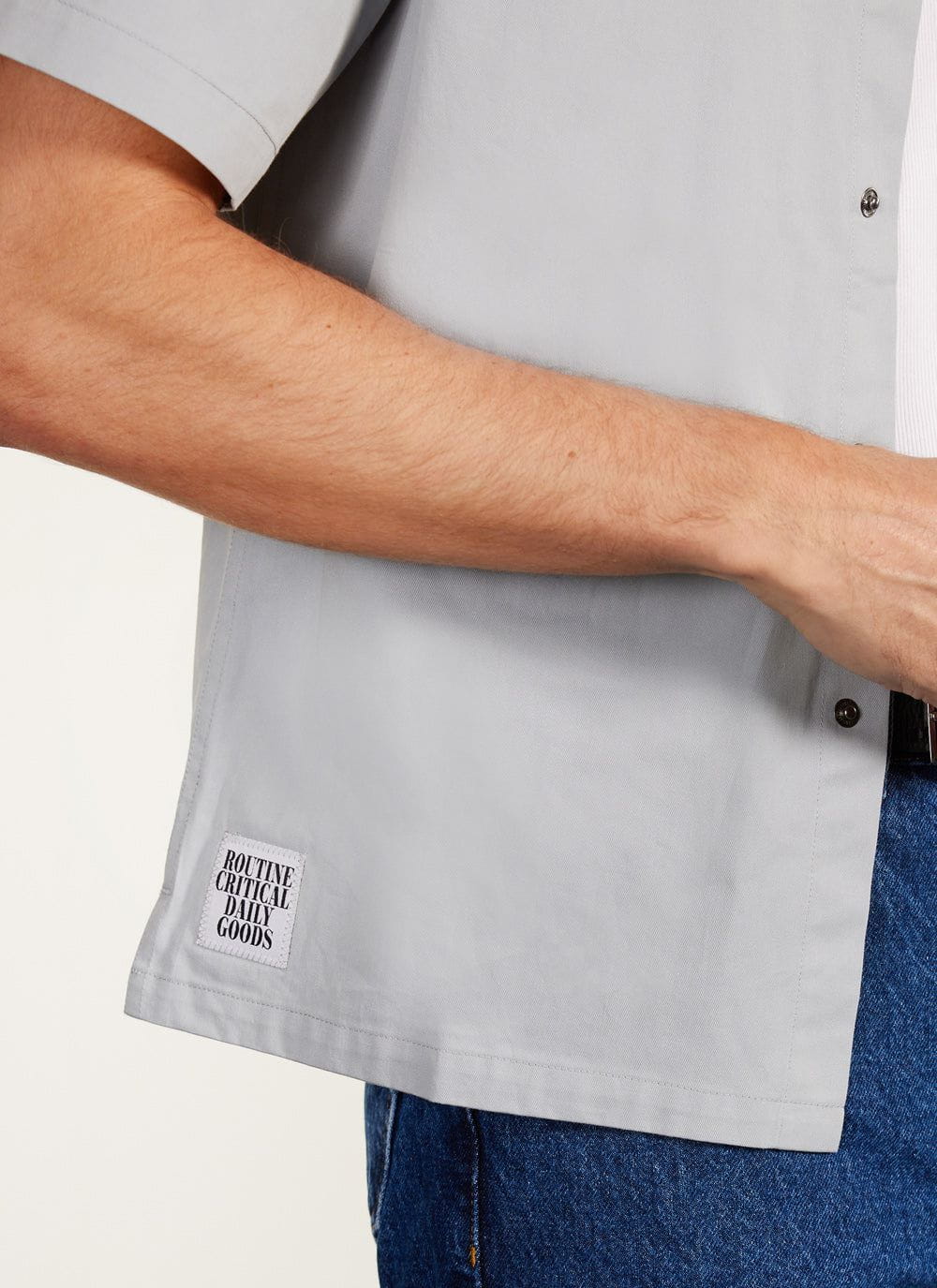 Auxiliary Boxy Clerk Shirt | Light Blue - Image 5