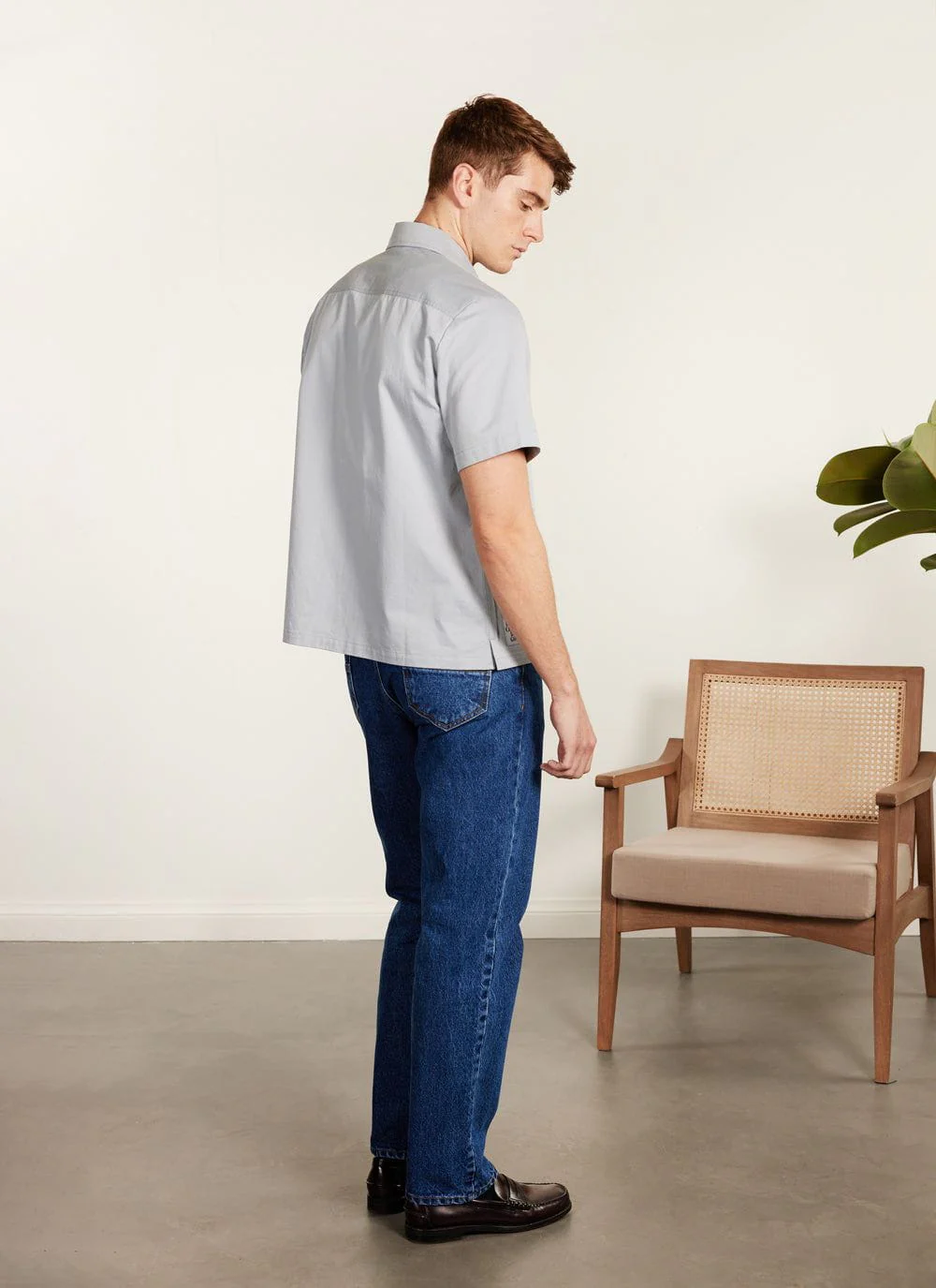 Auxiliary Boxy Clerk Shirt | Light Blue - Image 9