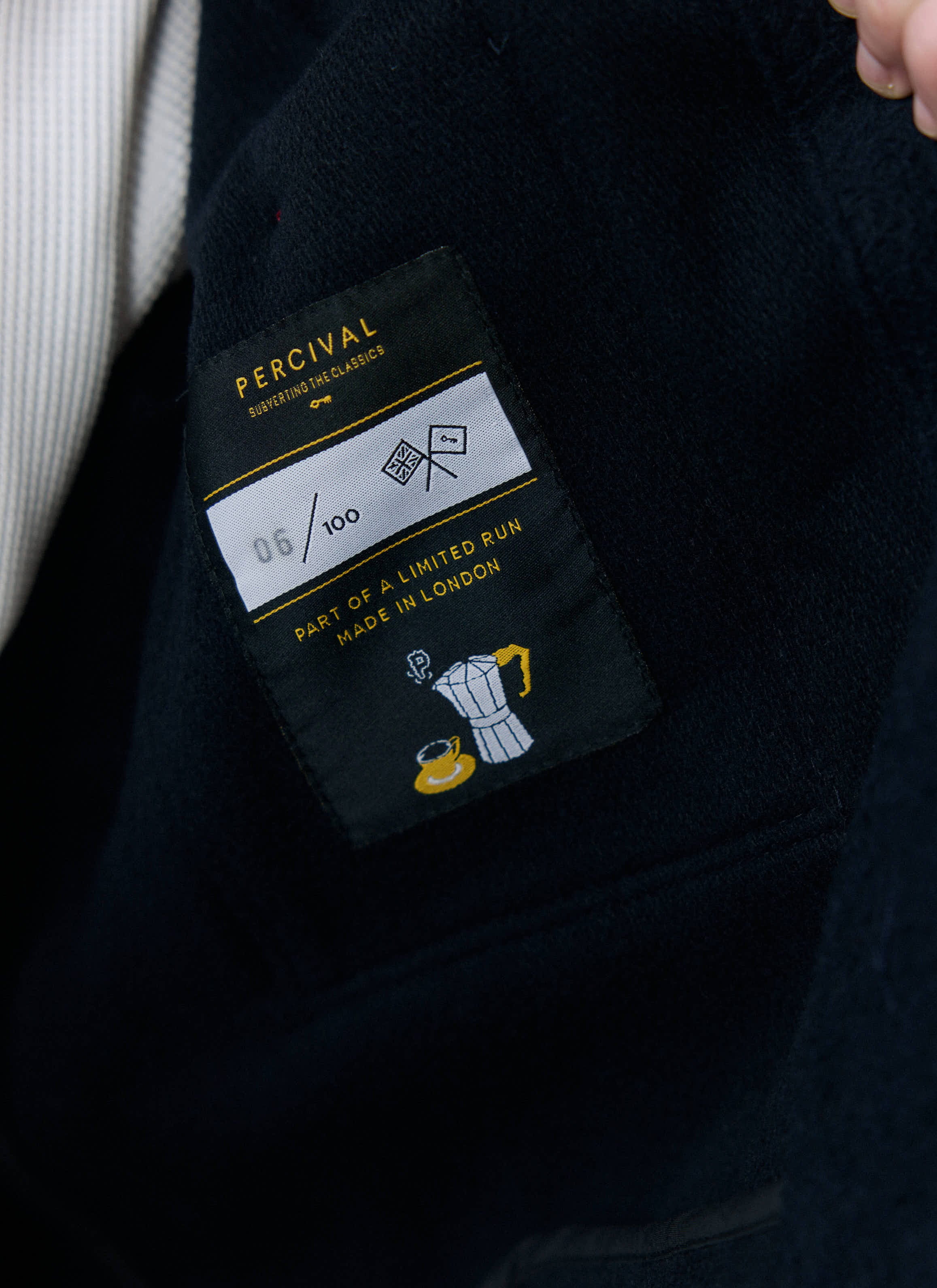 Blanket Overshirt | Casentino Wool | Navy - Image 3