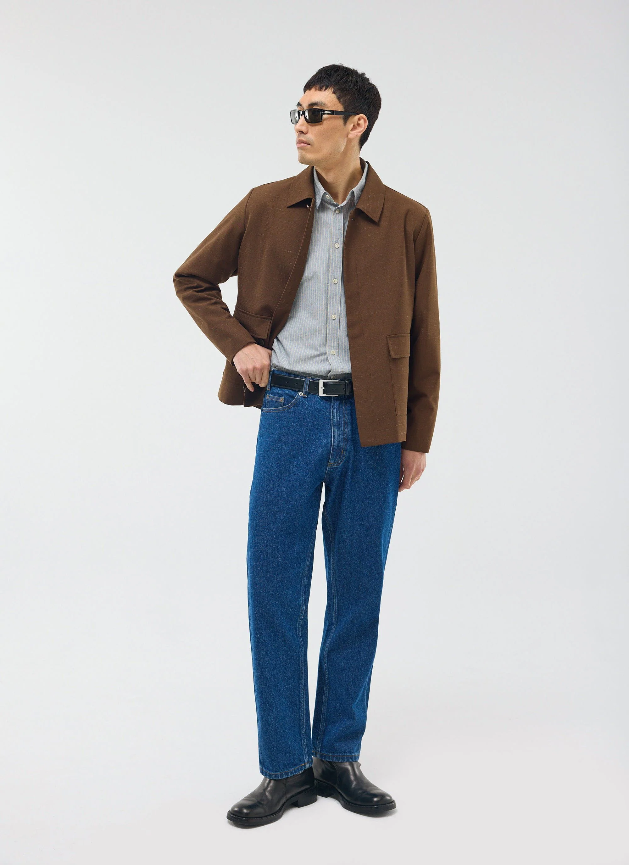 Trentino Tailored Patch Pocket Jacket | Brown - Image 3