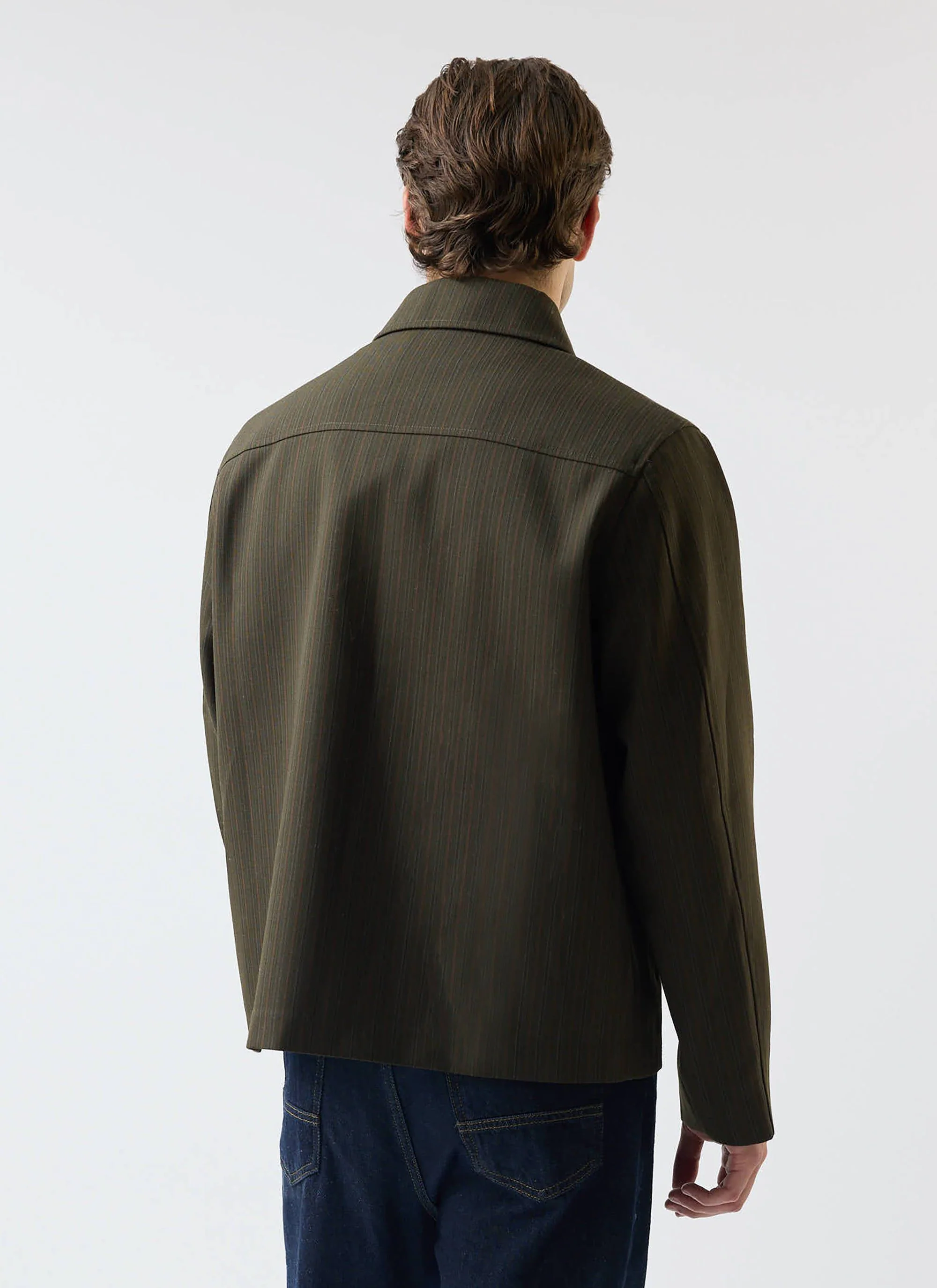 Men's Chapter Zip Up Jacket | Forest Green - Image 10