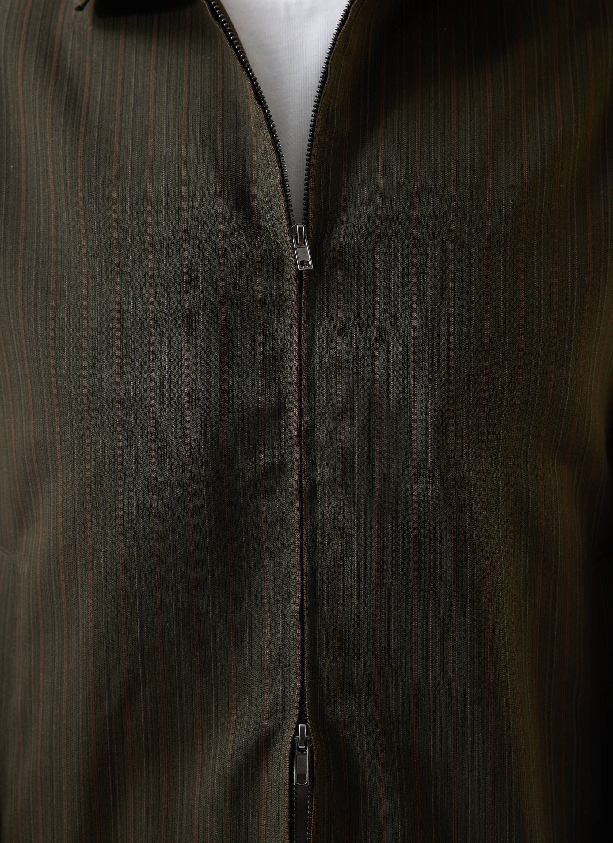 Men's Chapter Zip Up Jacket | Forest Green - Image 9