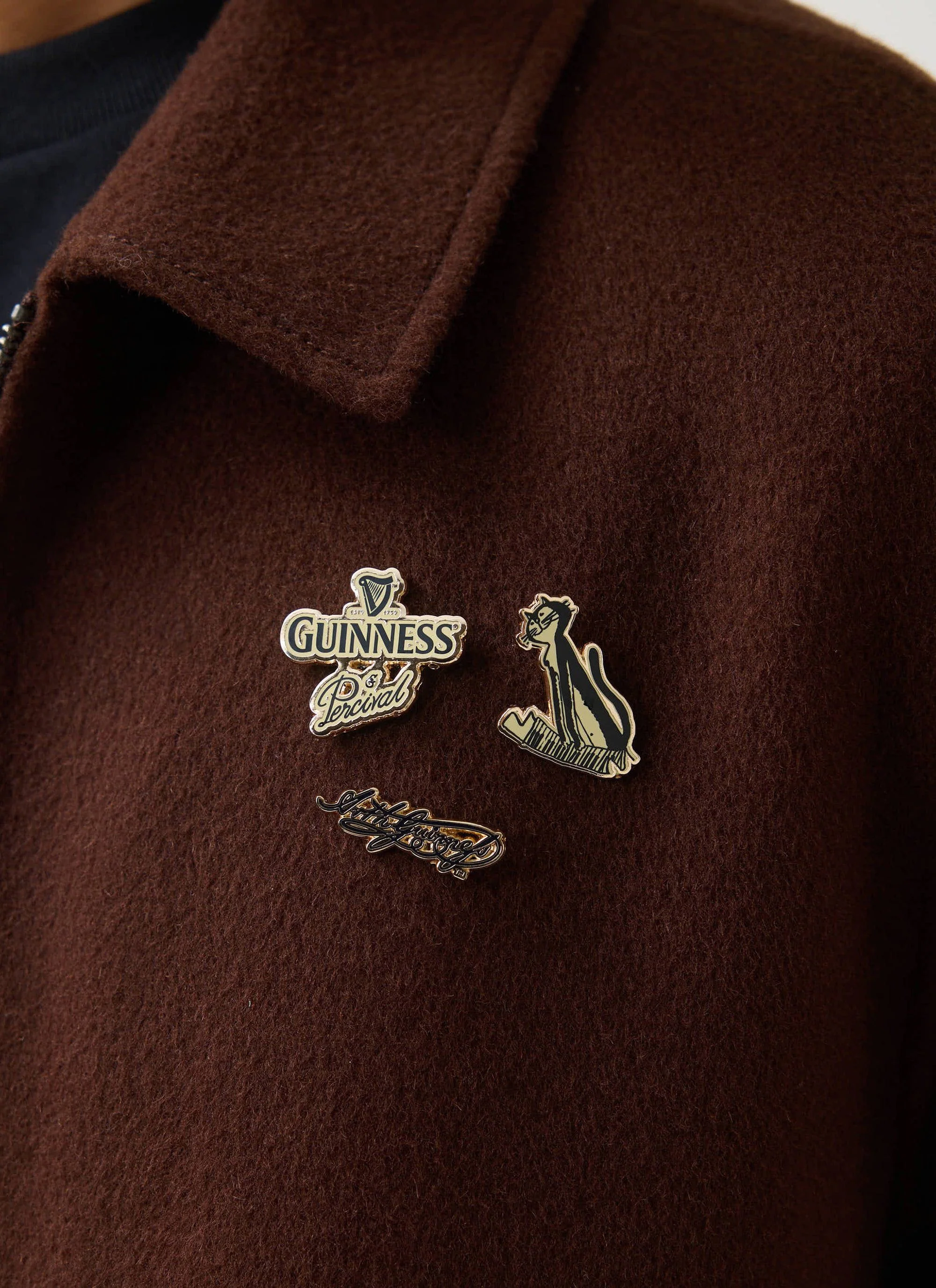 Wool Jacket | Guinness x Percival | Espresso - Image 3