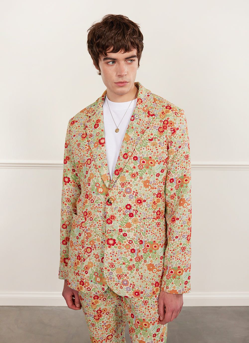Floral Tailored Blazer | Multi - Image 3