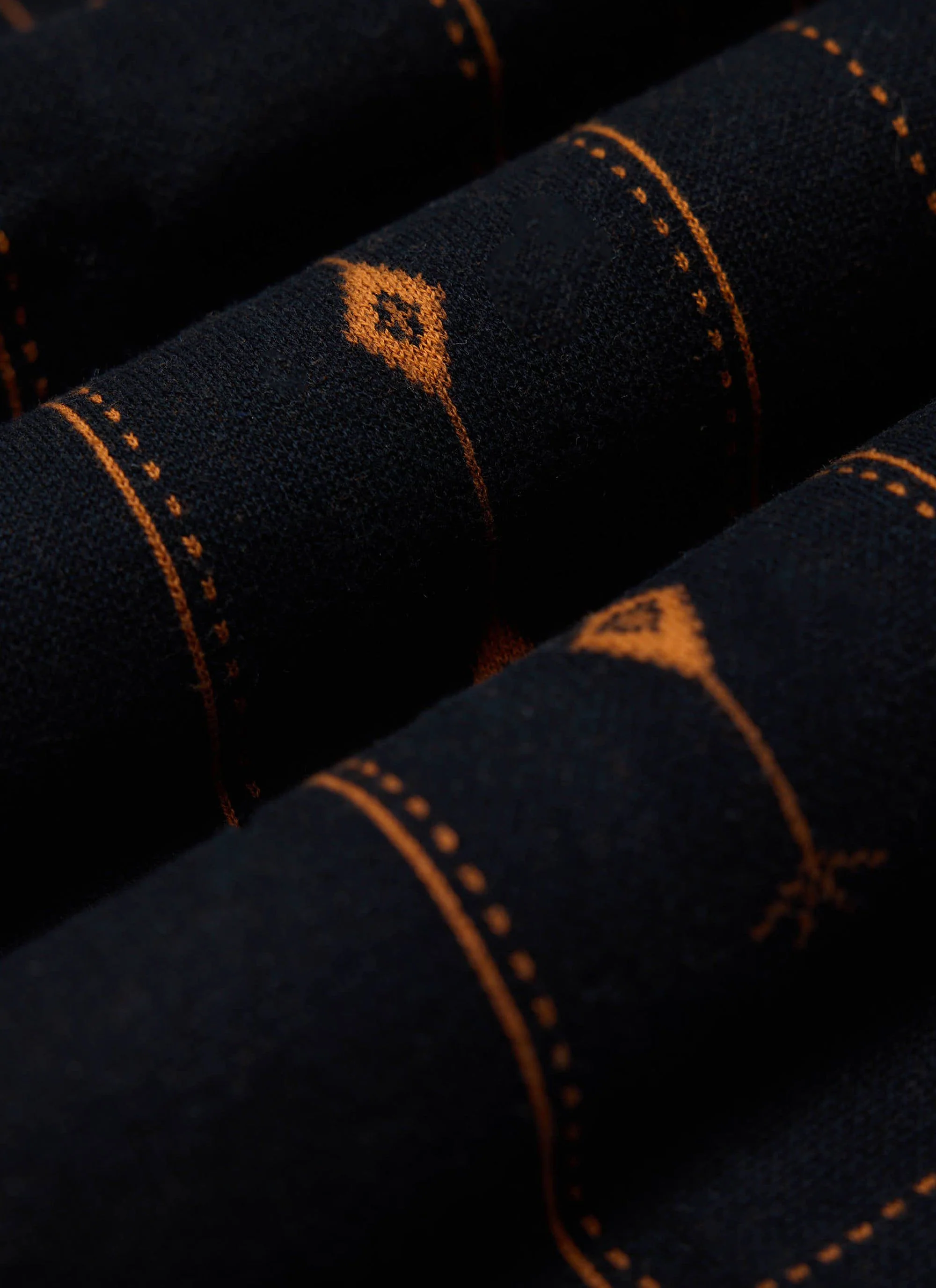 Folio Knitted Shirt | Cotton | Dark Navy - Image 6