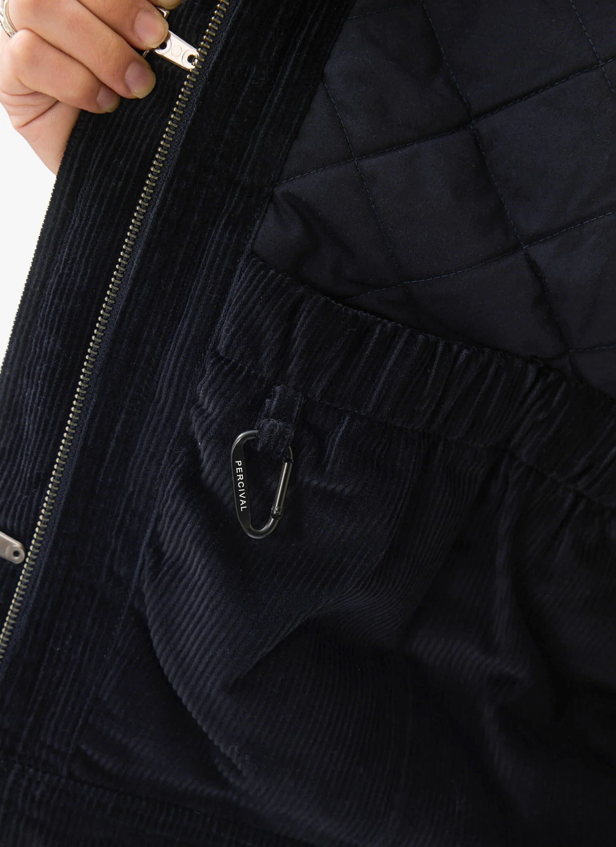 Fontane Wax Jacket | Navy - Image 5