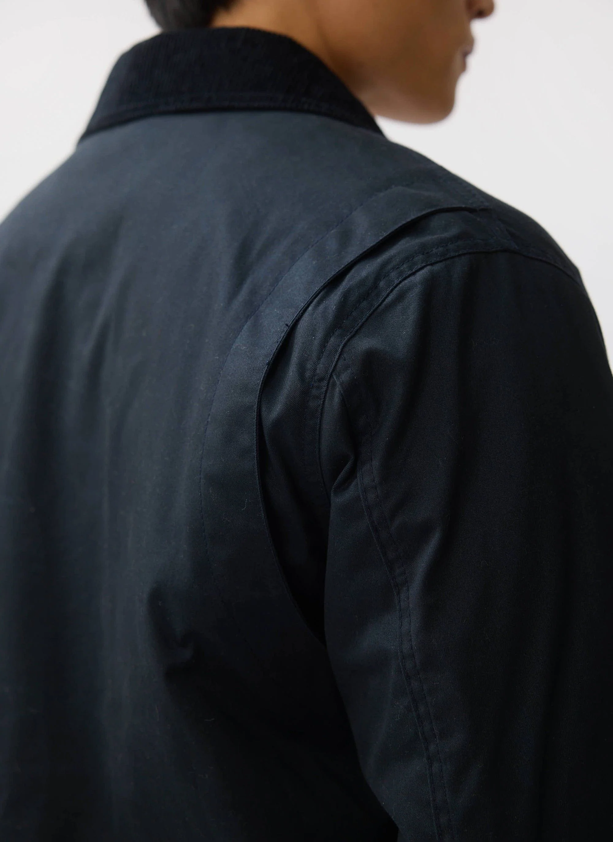 Fontane Wax Jacket | Navy - Image 8