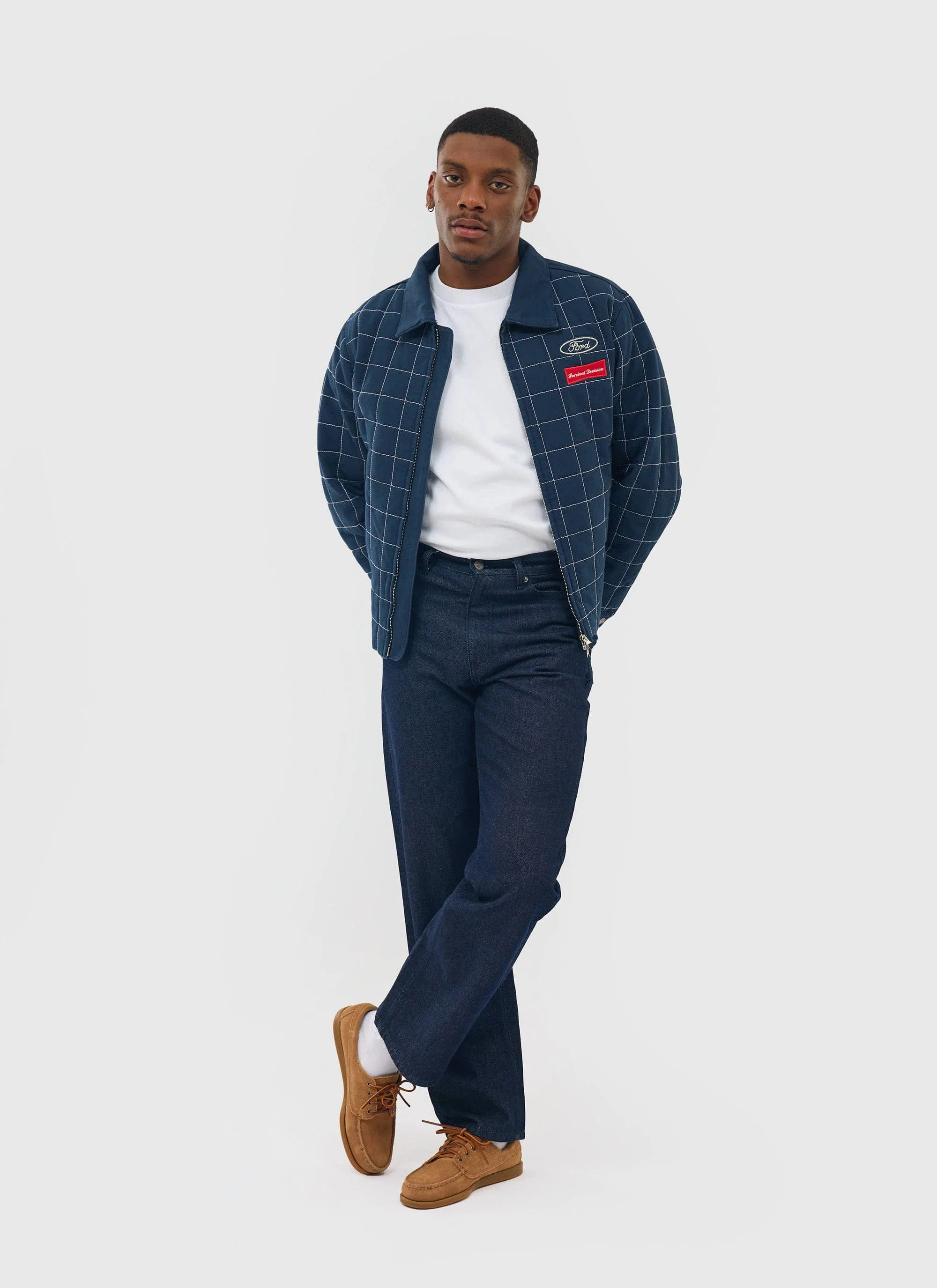 Garage Harrington Jacket | Percival x Ford | Navy - Image 3