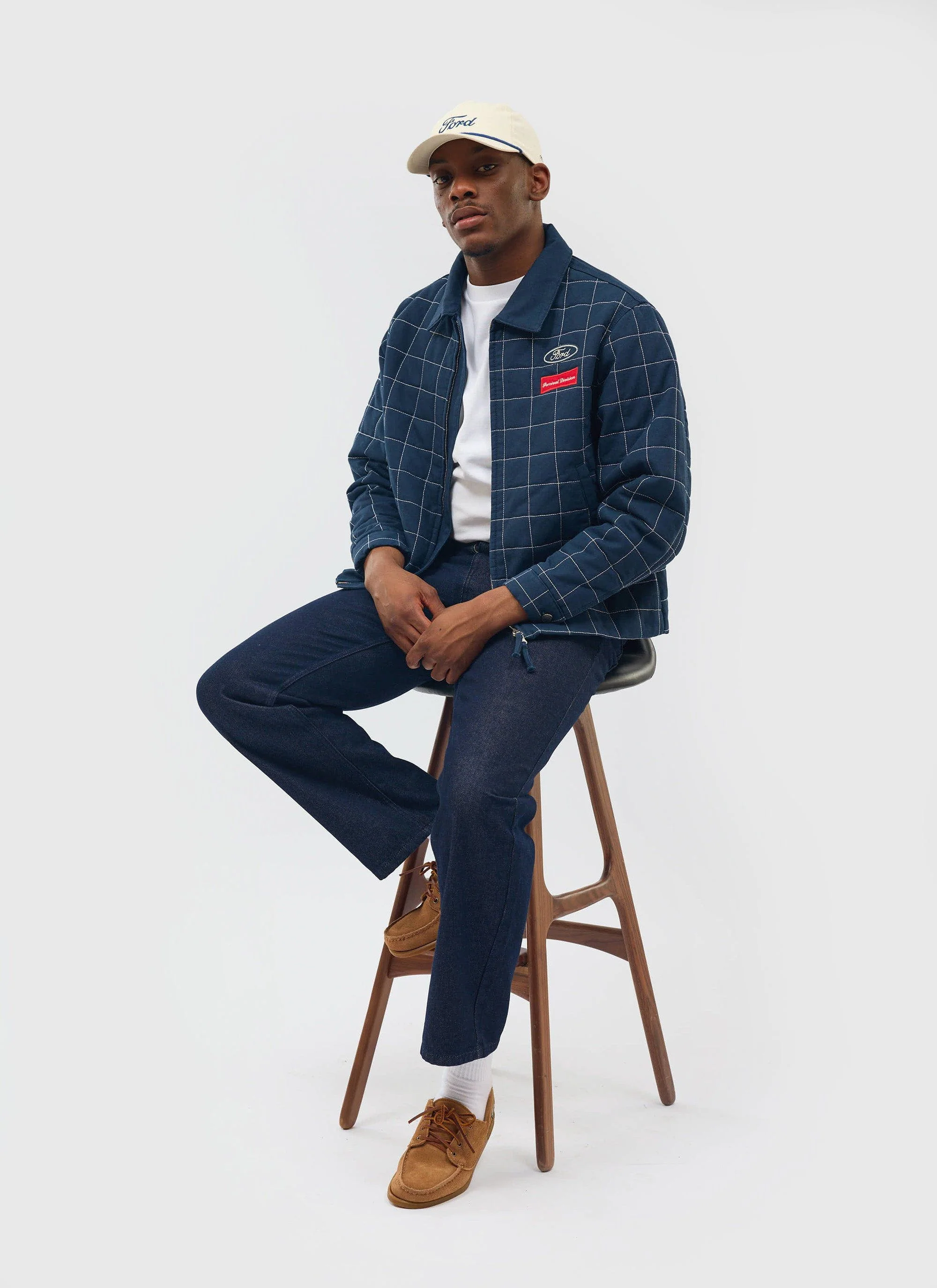 Garage Harrington Jacket | Percival x Ford | Navy - Image 5