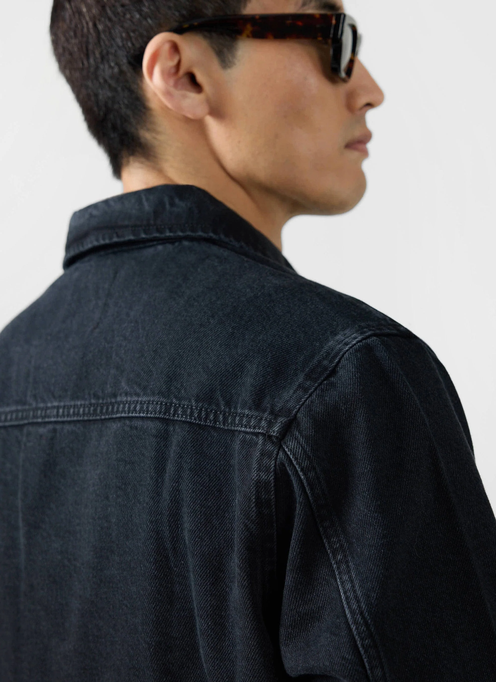 Gove Chore Jacket | Denim | Black - Image 3