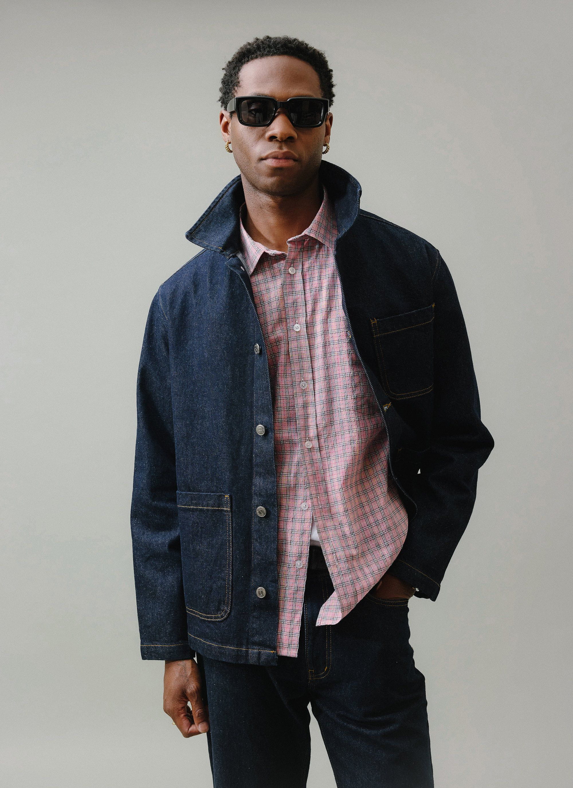 Gove Chore Jacket | Denim | Dark Indigo - Image 10