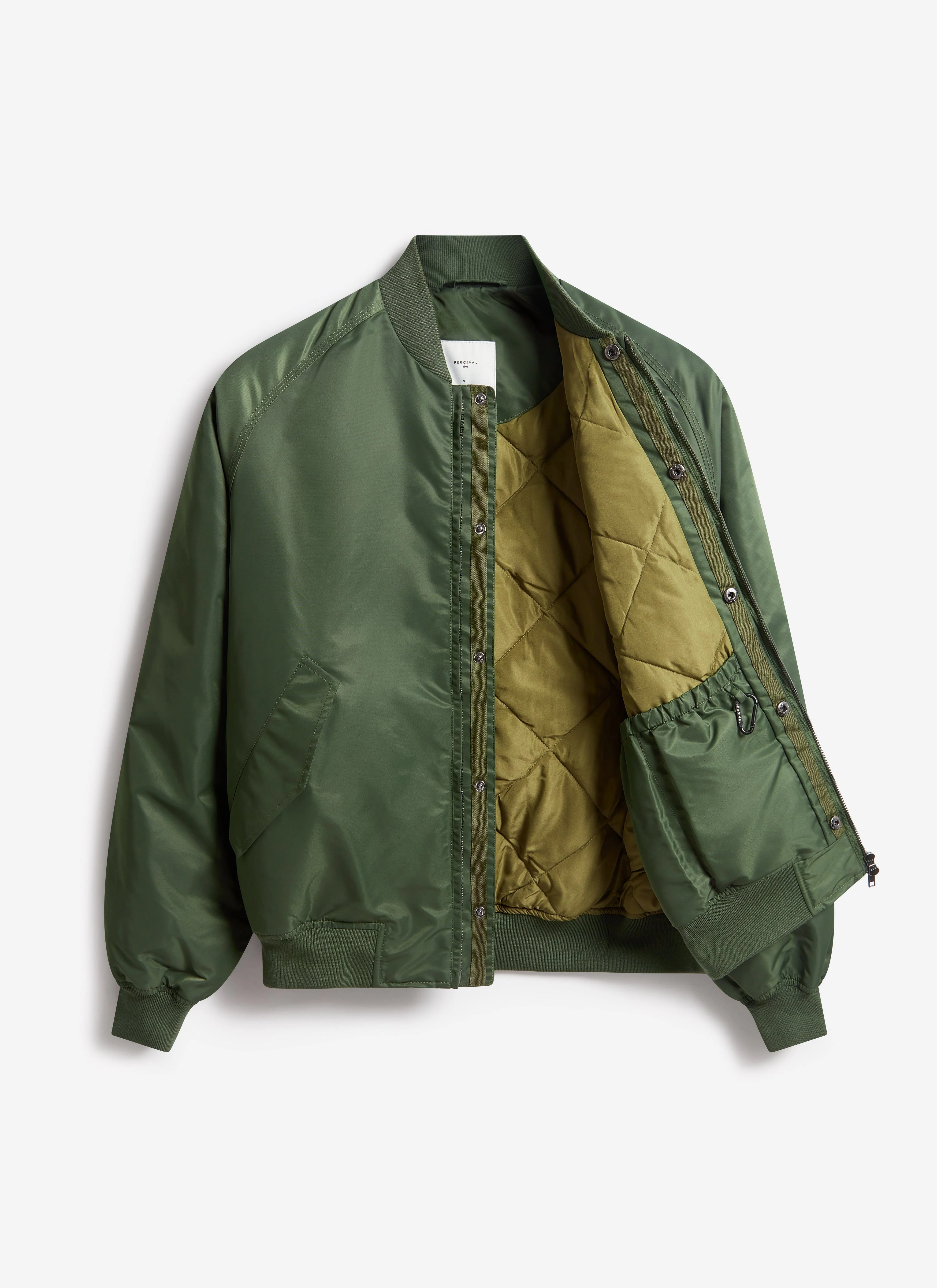 Bomber Jacket | Nylon | Forest - Image 11