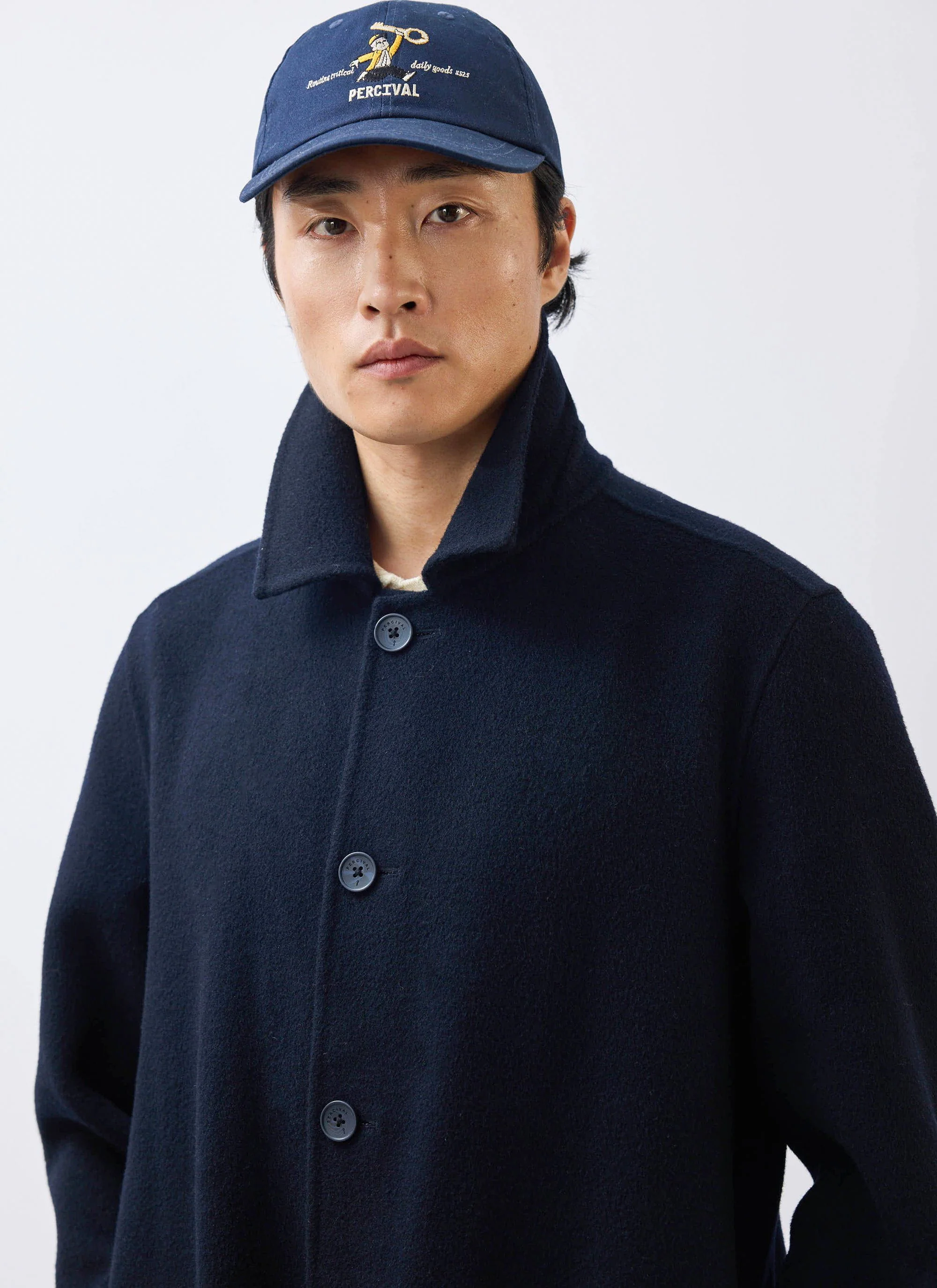 Minnesota Overcoat | Wool | Navy - Image 3