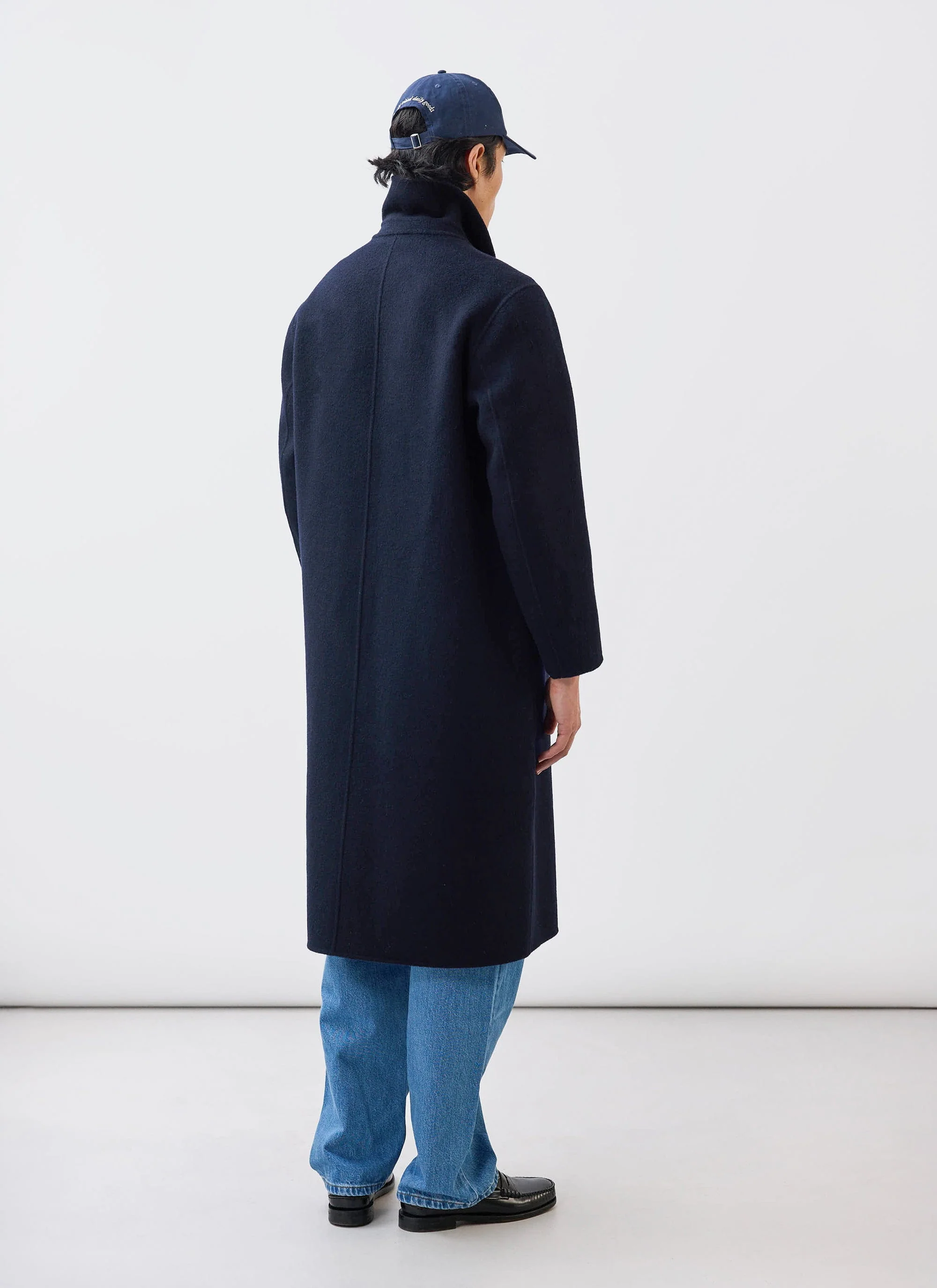 Minnesota Overcoat | Wool | Navy - Image 6
