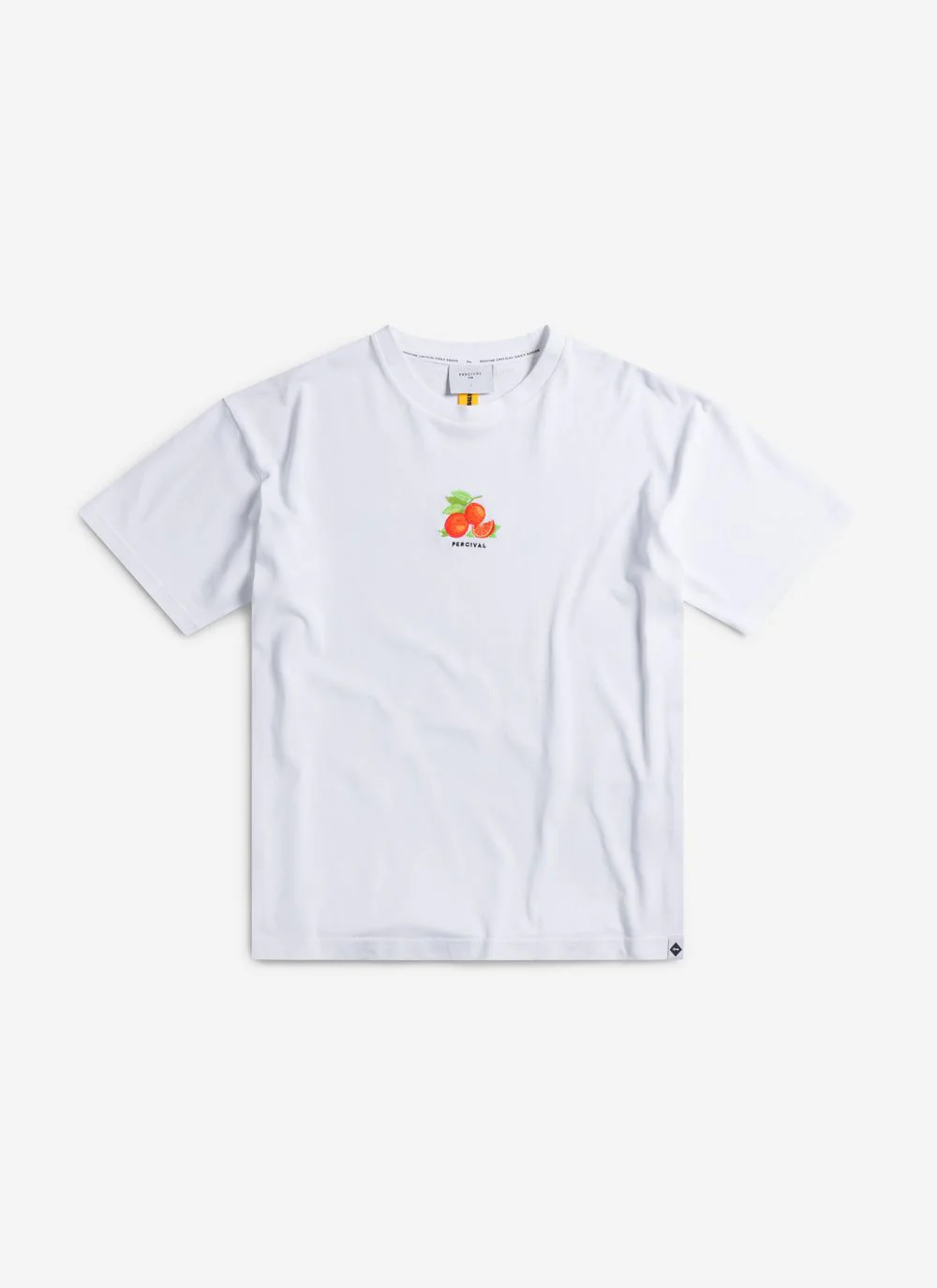 Citrus Oversized T Shirt | Embroidered Organic Cotton | White - Image 4