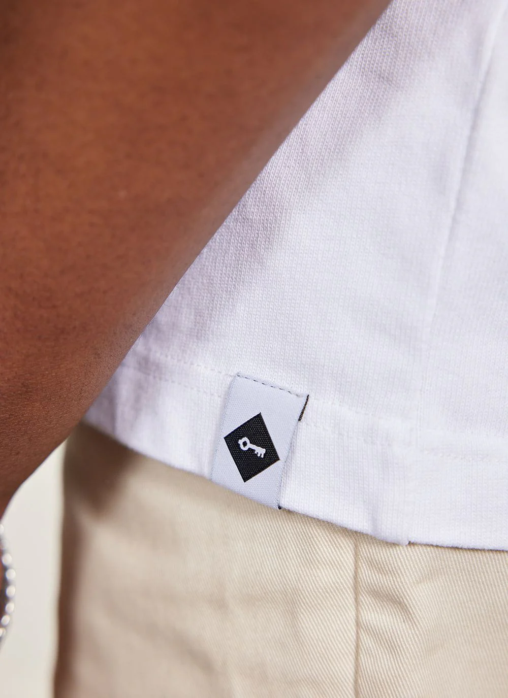 Citrus Oversized T Shirt | Embroidered Organic Cotton | White - Image 6