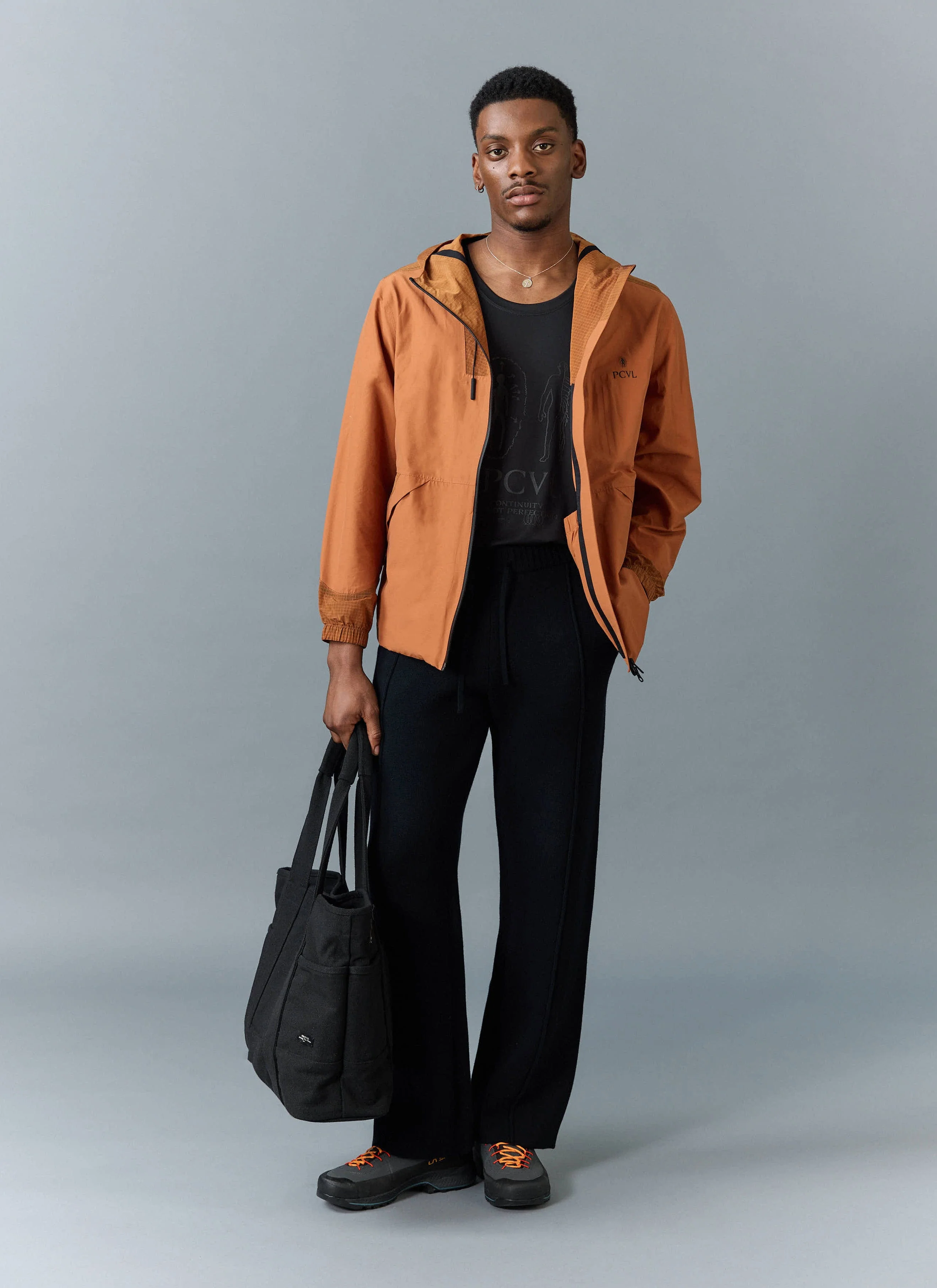 PCVL Zip Through Water Resistant Jacket | Rust - Image 7