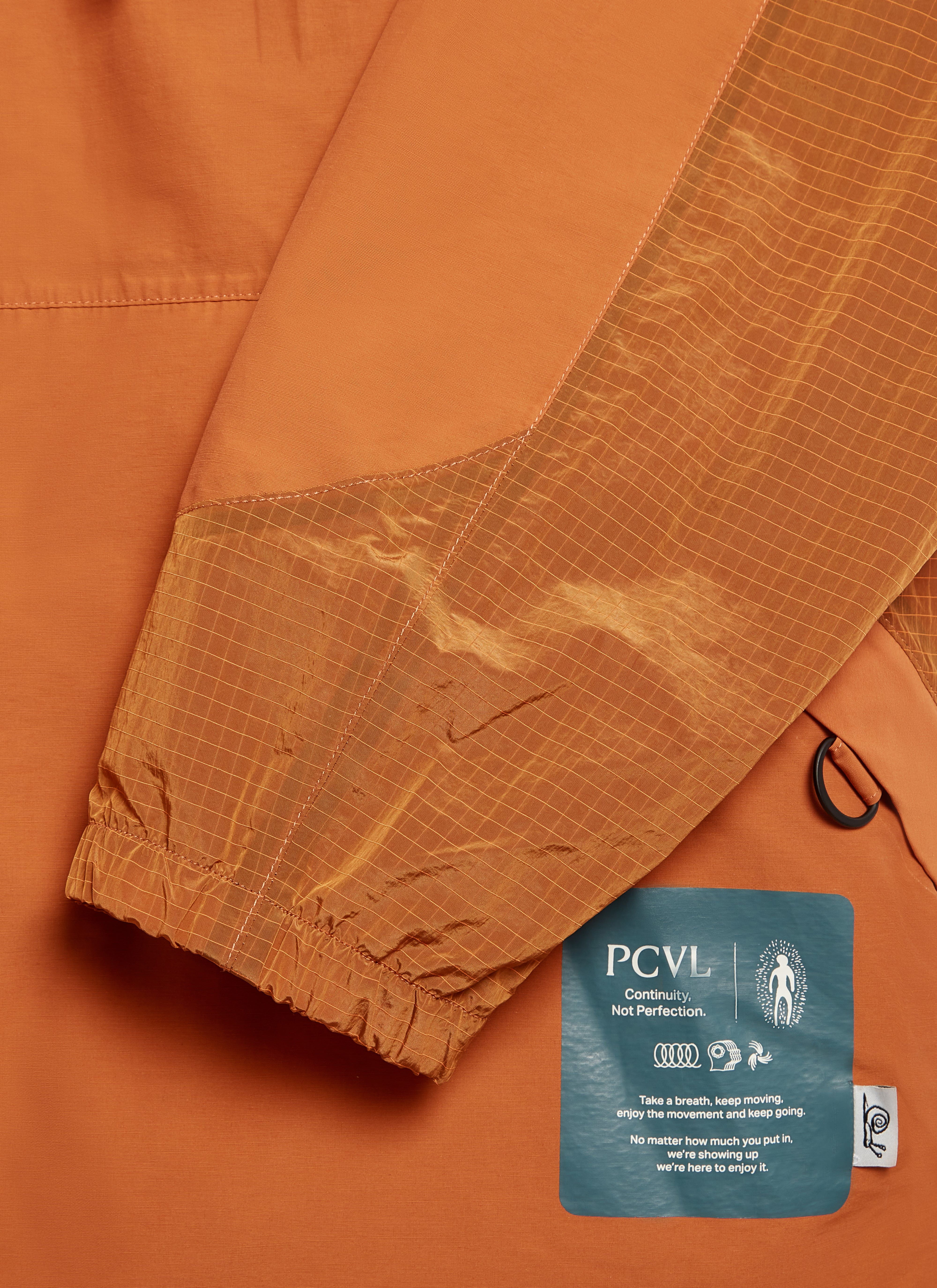 PCVL Zip Through Water Resistant Jacket | Rust - Image 8