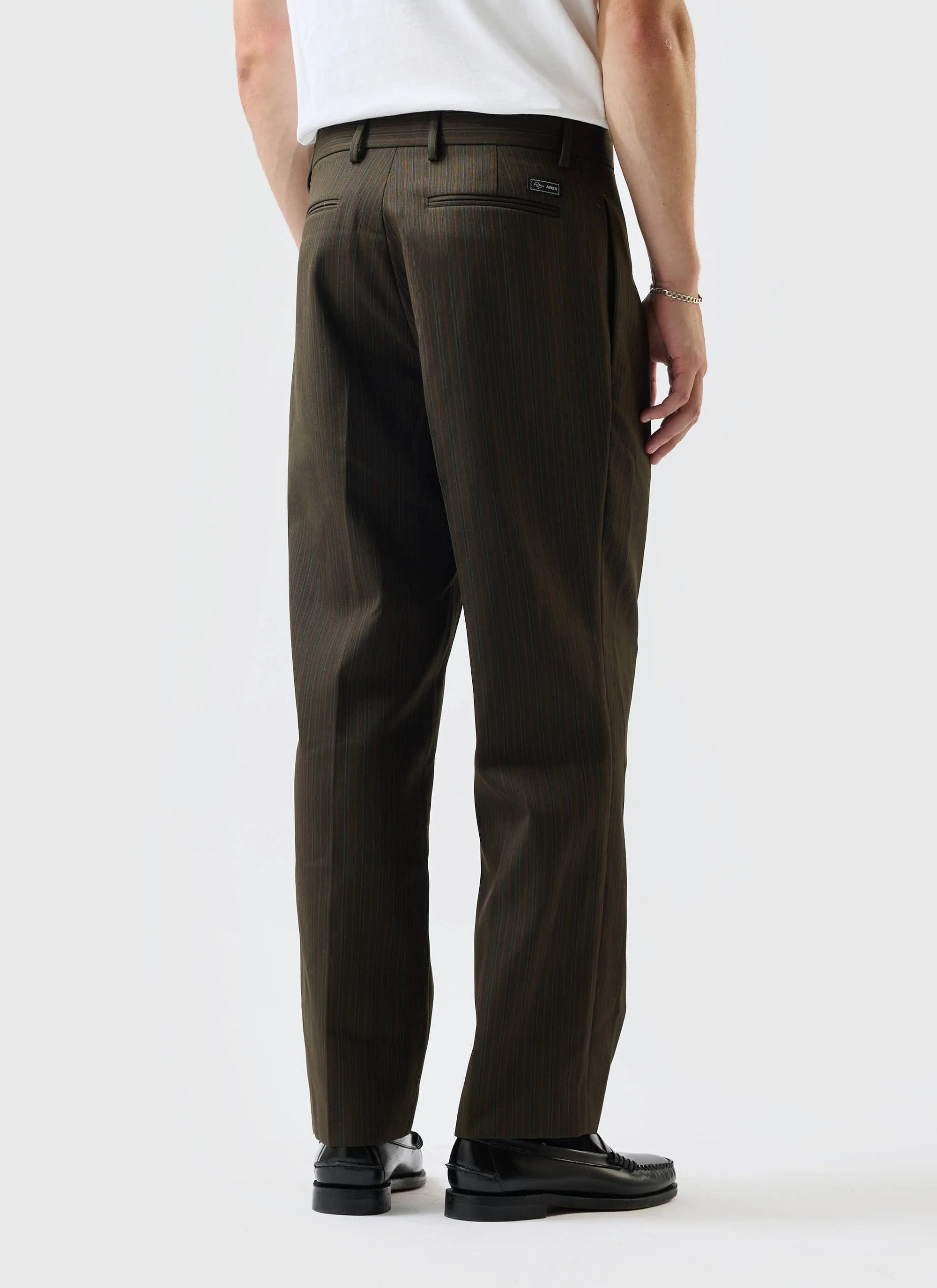 Pleated Tailored Chapter Trousers | Forest - Image 5