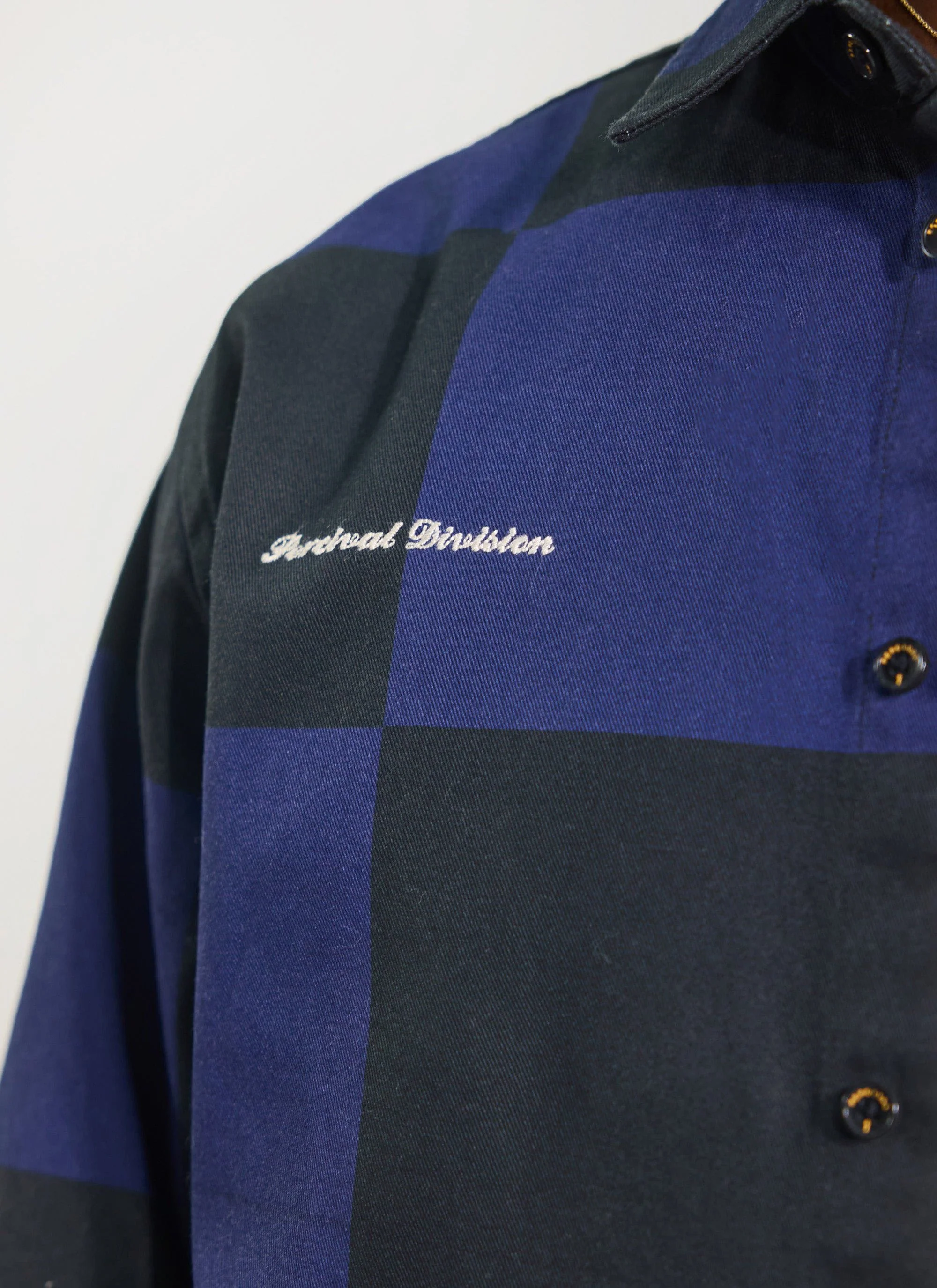 Printed Overshirt | Percival x Ford | Navy - Image 4