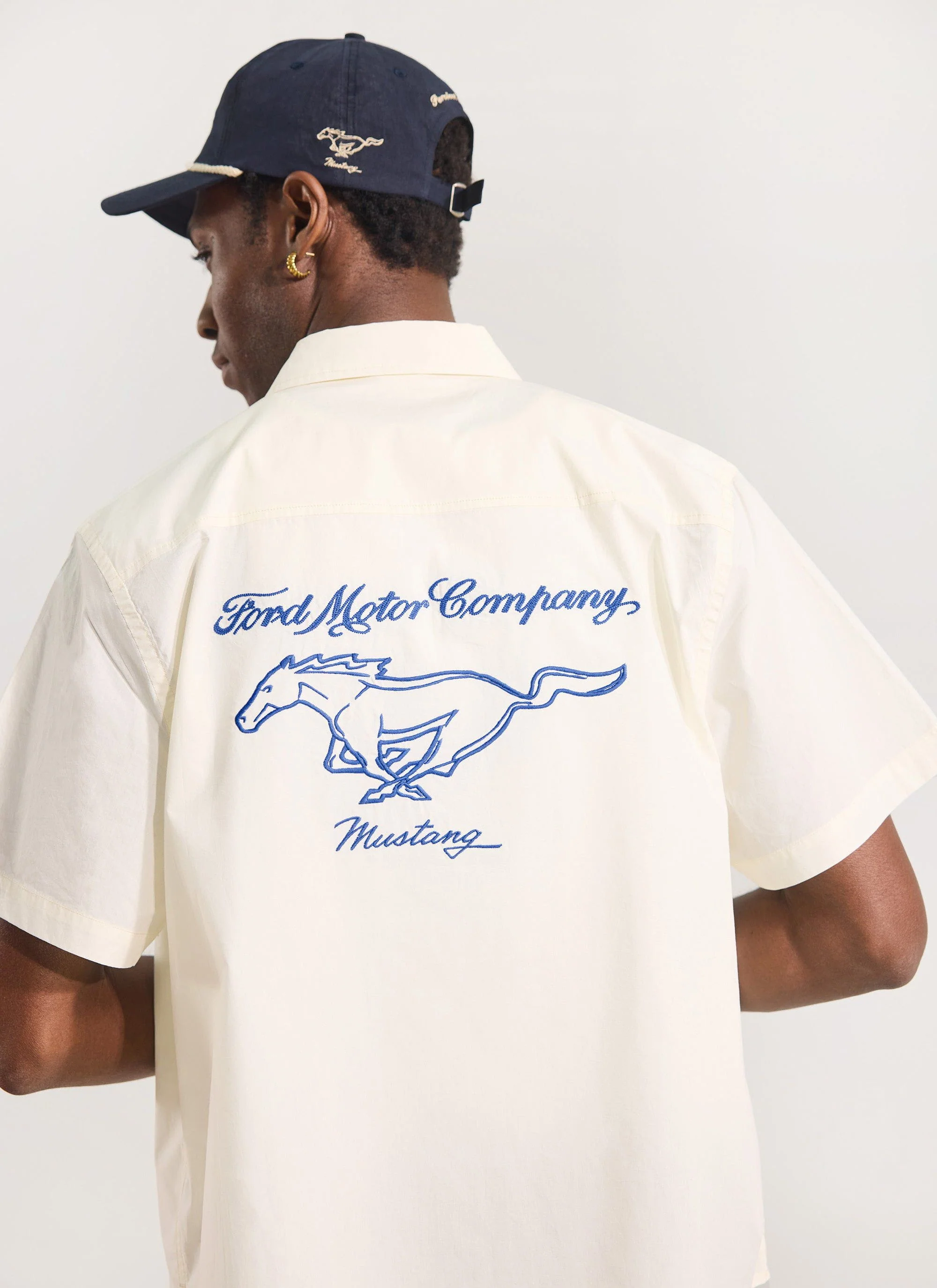 Soft Trucker Cap | Percival x Ford | Navy - Image 7