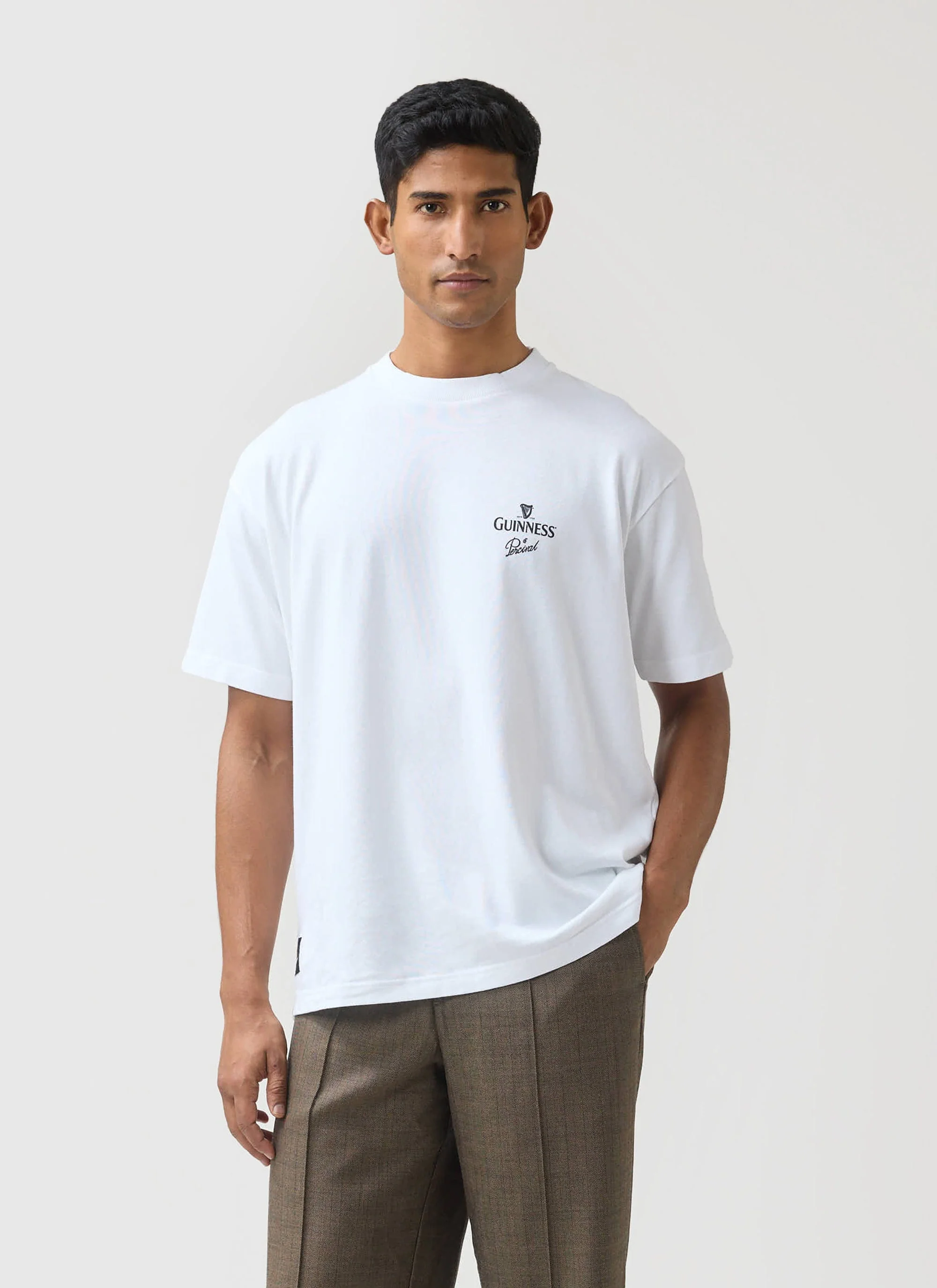 Soloist Oversized T Shirt | Percival x Guinness | White - Image 3