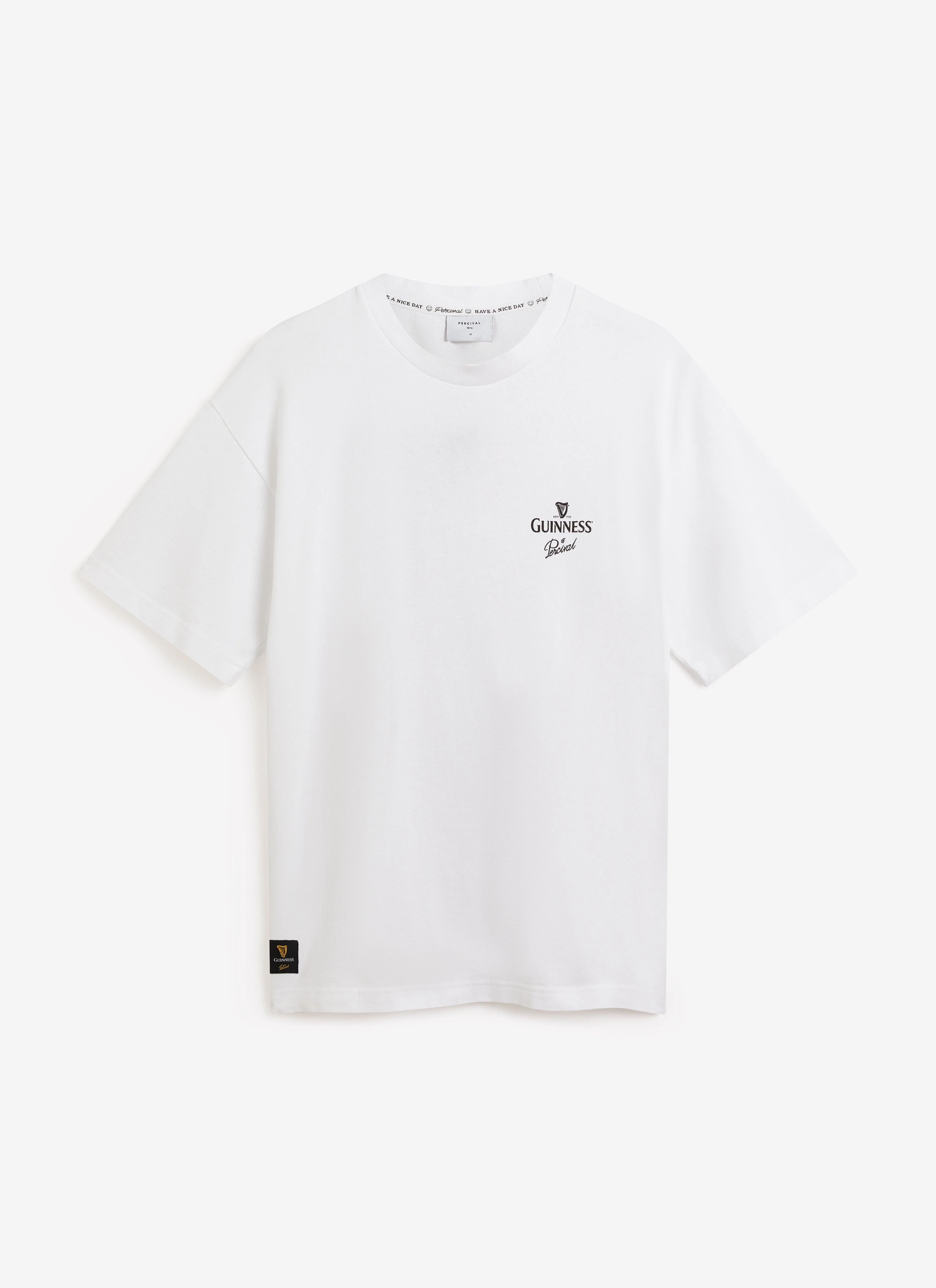 Soloist Oversized T Shirt | Percival x Guinness | White - Image 7
