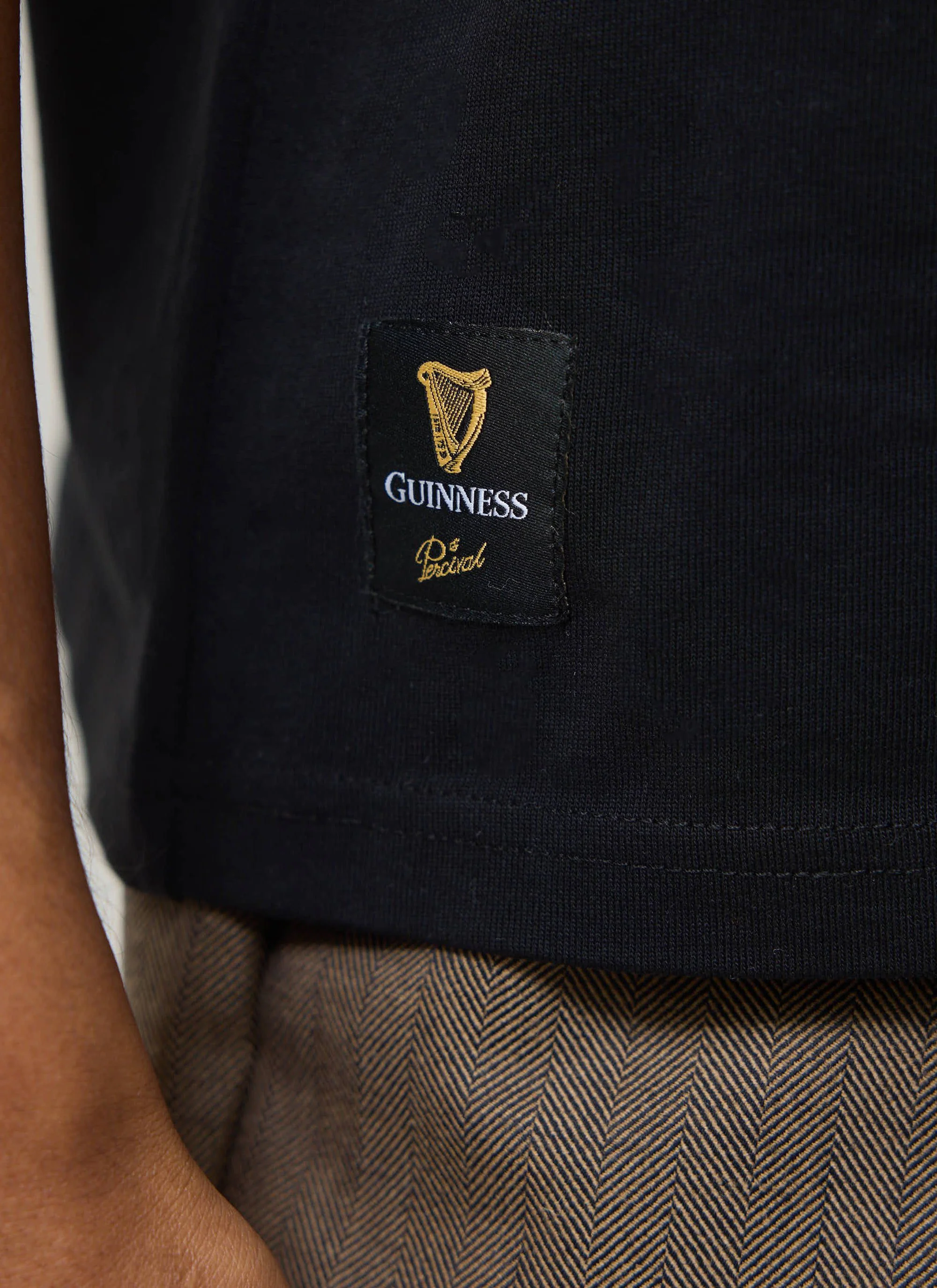 Stout T Shirt | Percival x Guinness | Black - Image 3