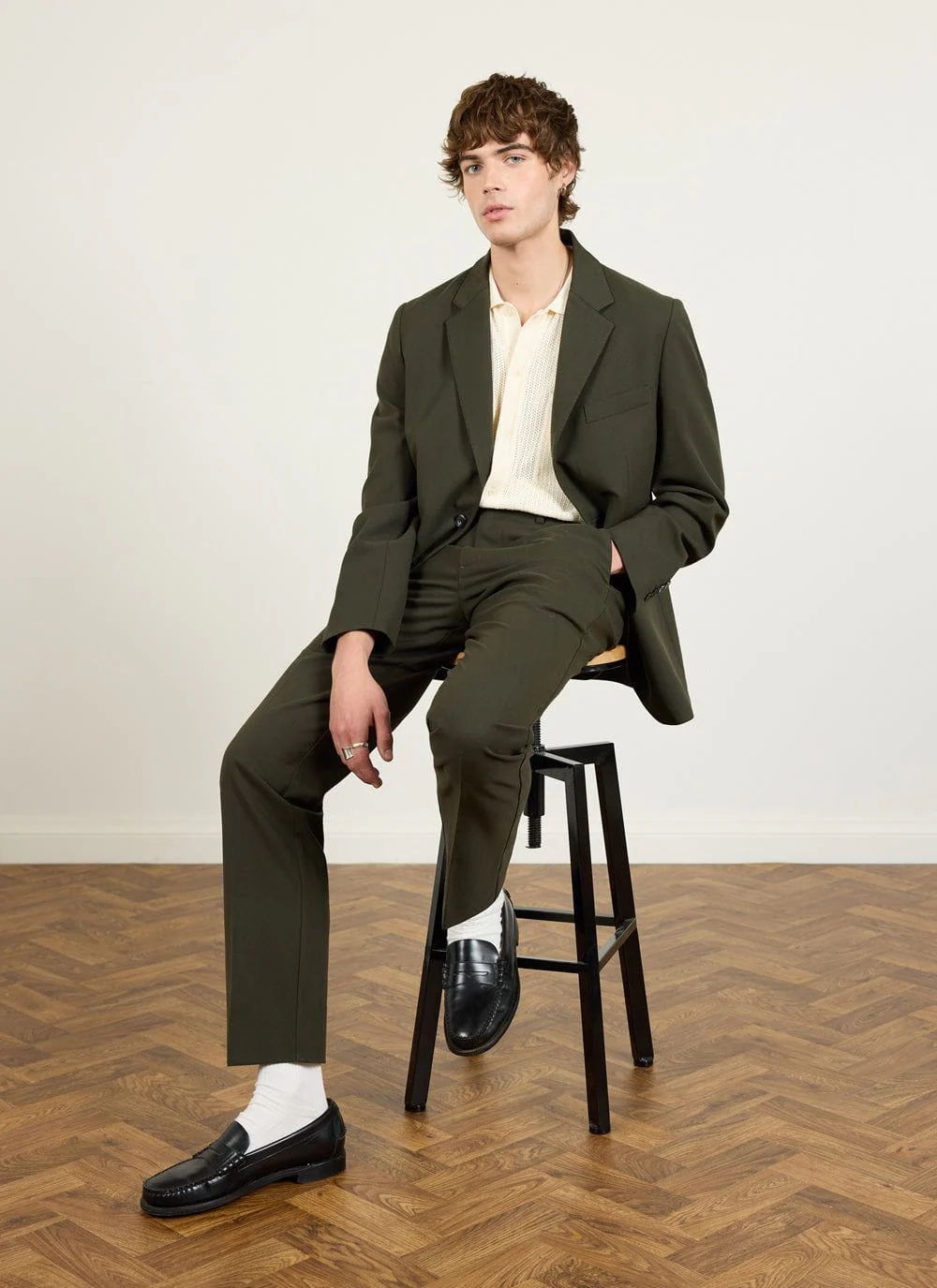 Tailored Blazer | Wool | Forest - Image 11