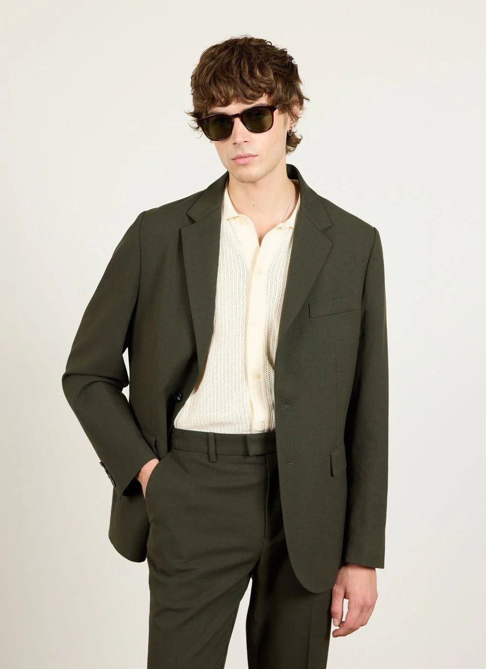 Tailored Blazer | Wool | Forest - Image 4