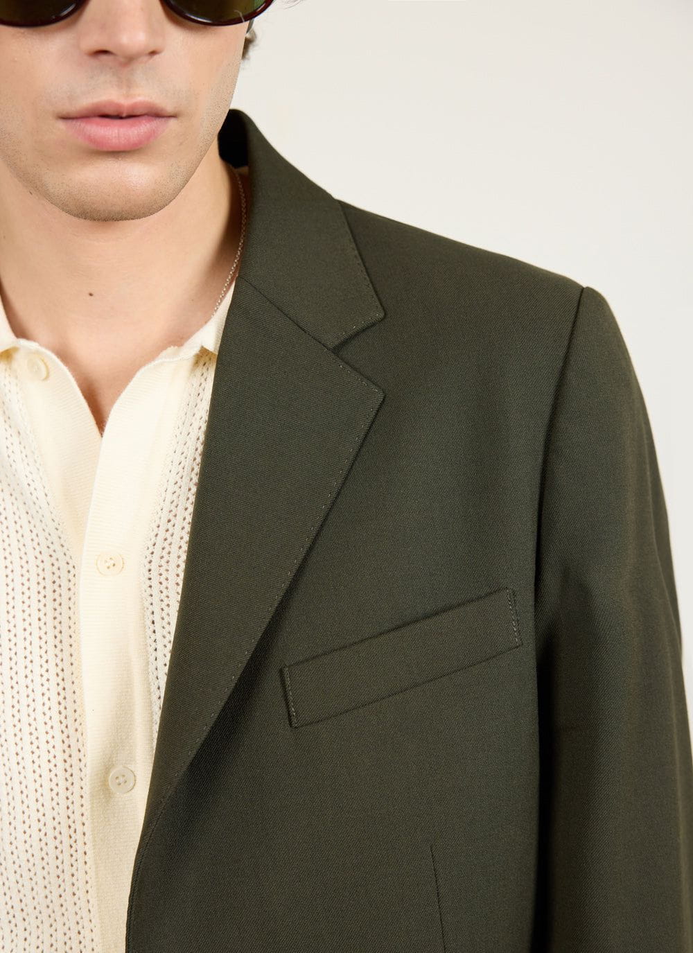 Tailored Blazer | Wool | Forest - Image 6