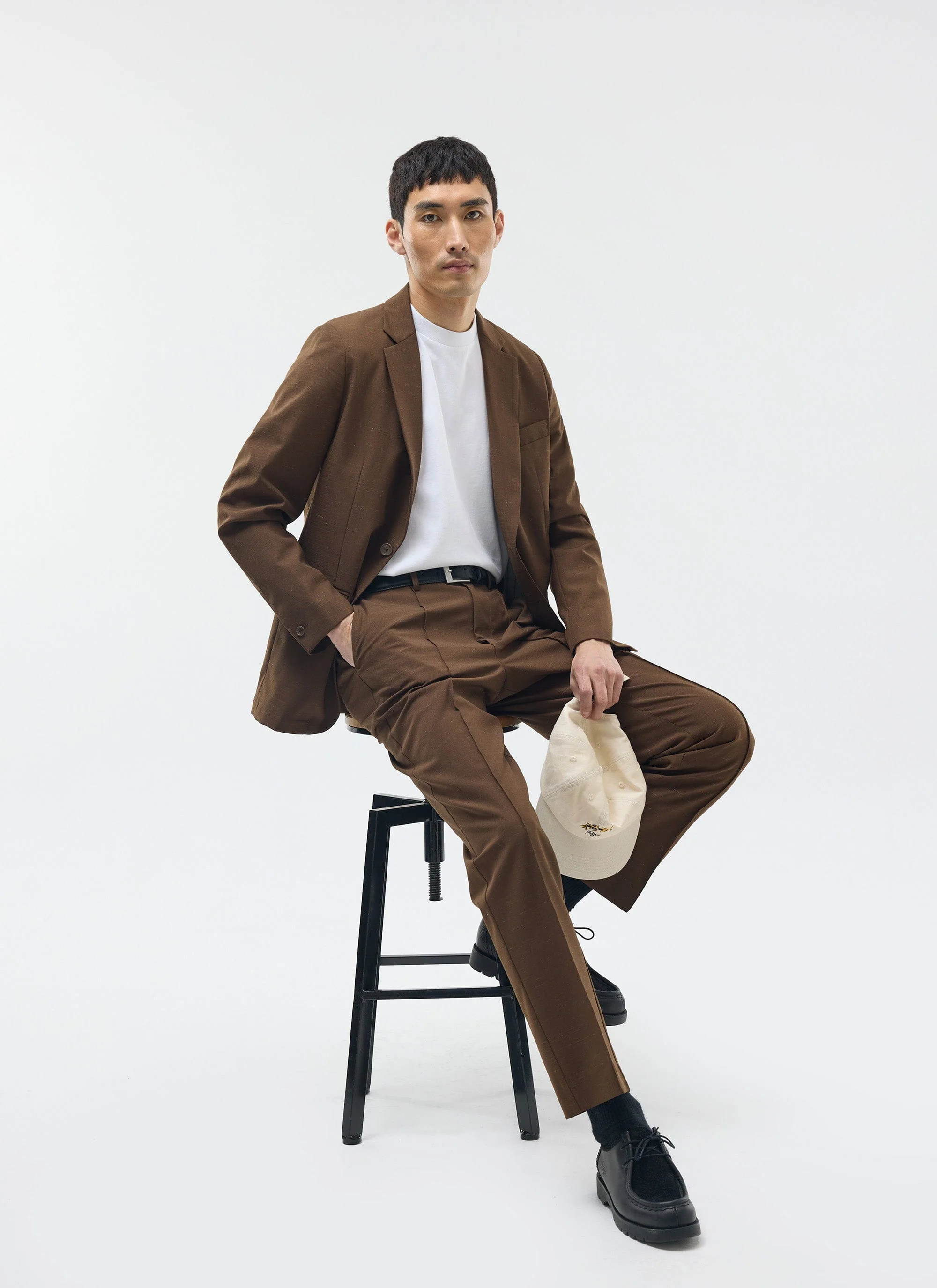 Trentino Tailored Blazer | Brown - Image 11