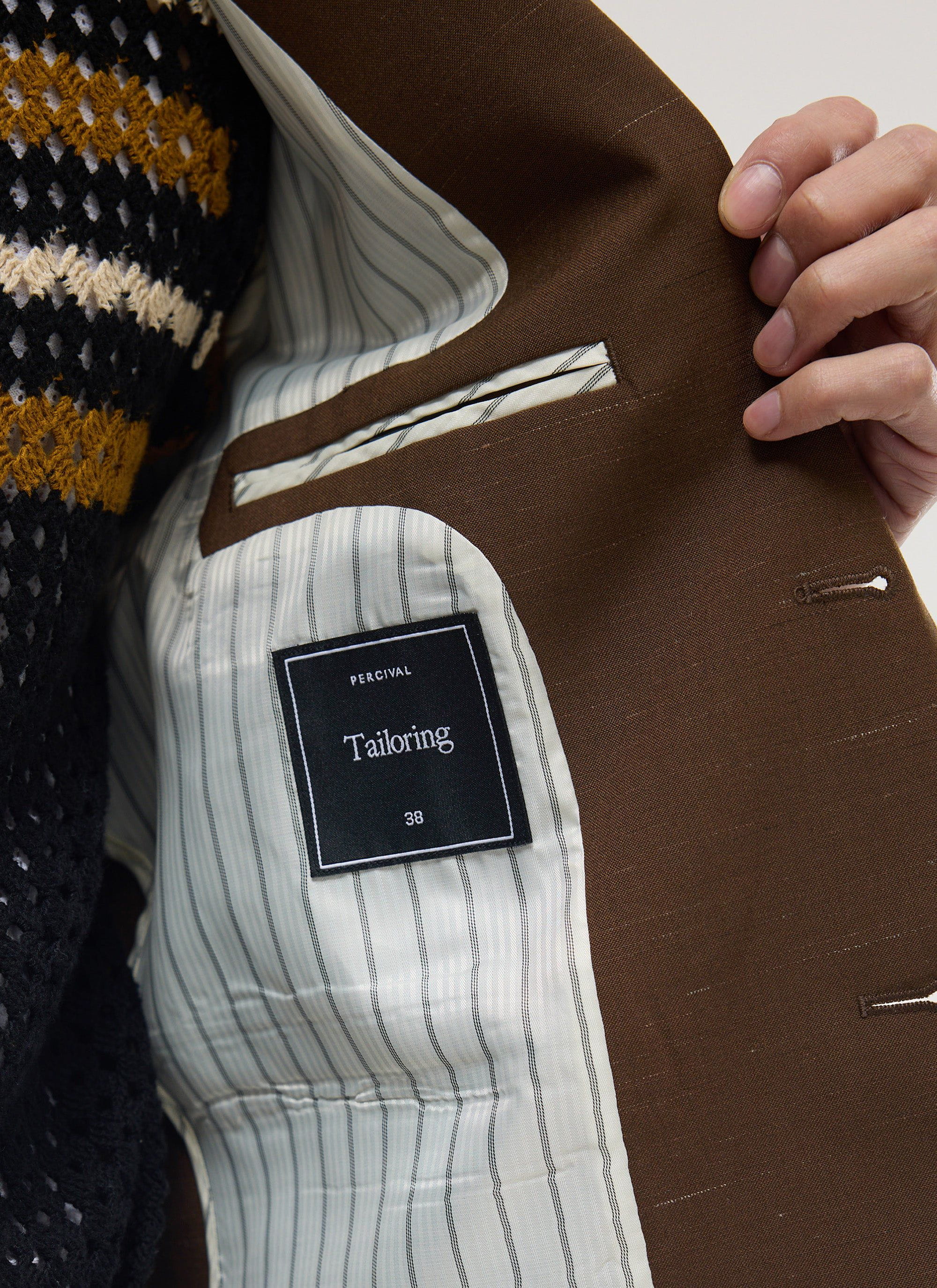 Trentino Tailored Blazer | Brown - Image 6