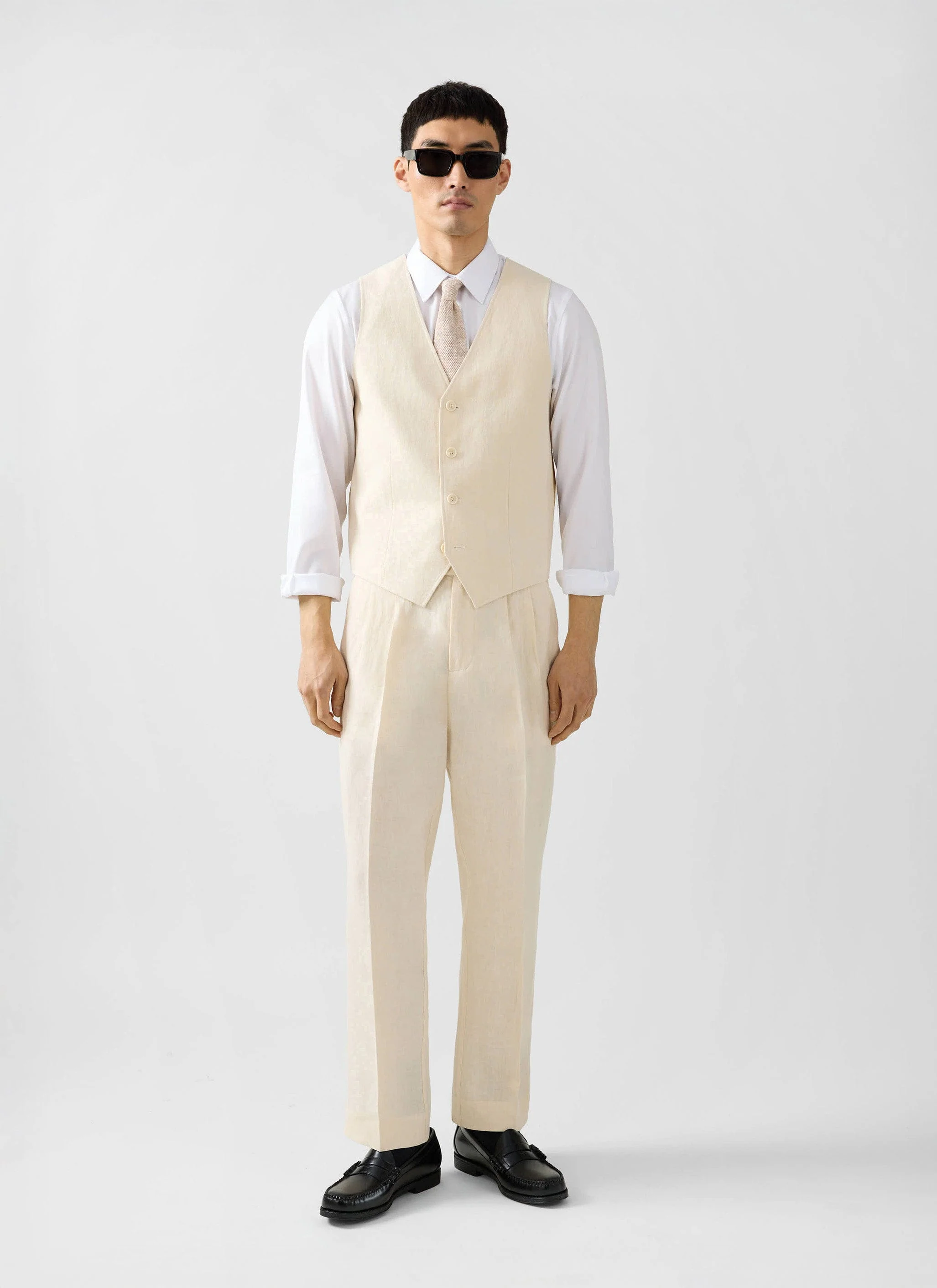 Waistcoat | Linen | Cream - Image 5