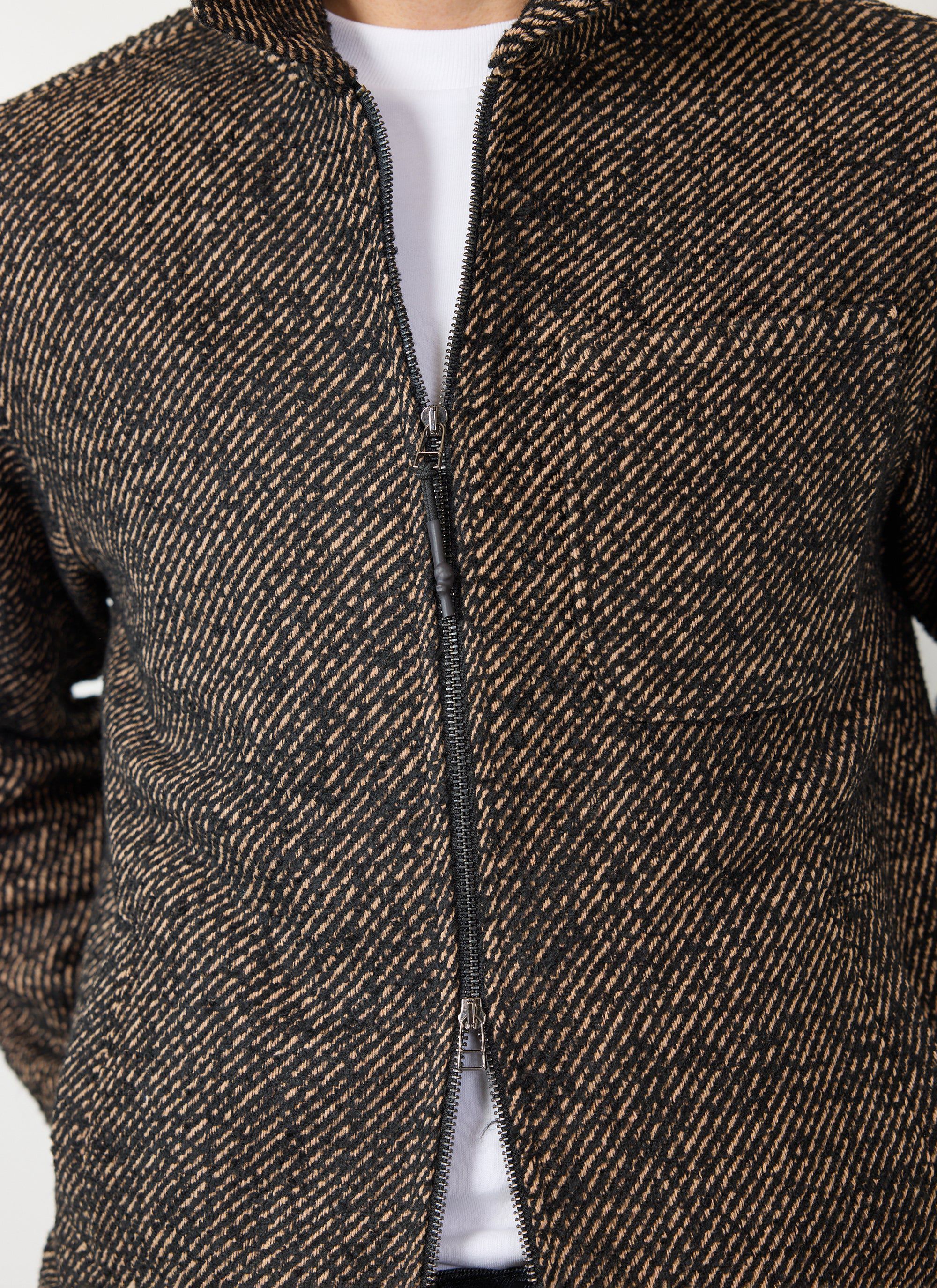 Zip Overshirt | Twill | Oak - Image 10