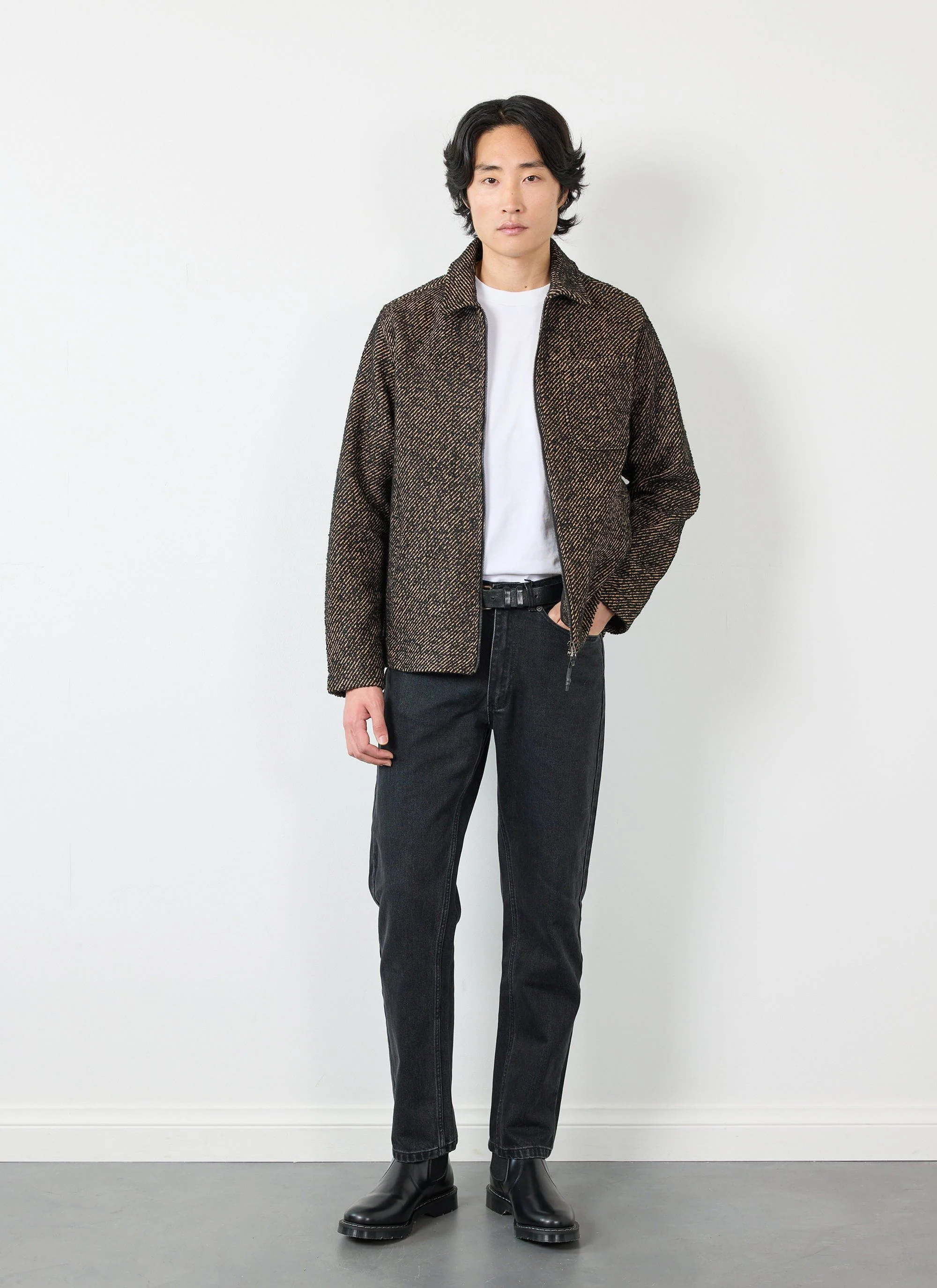 Zip Overshirt | Twill | Oak - Image 4