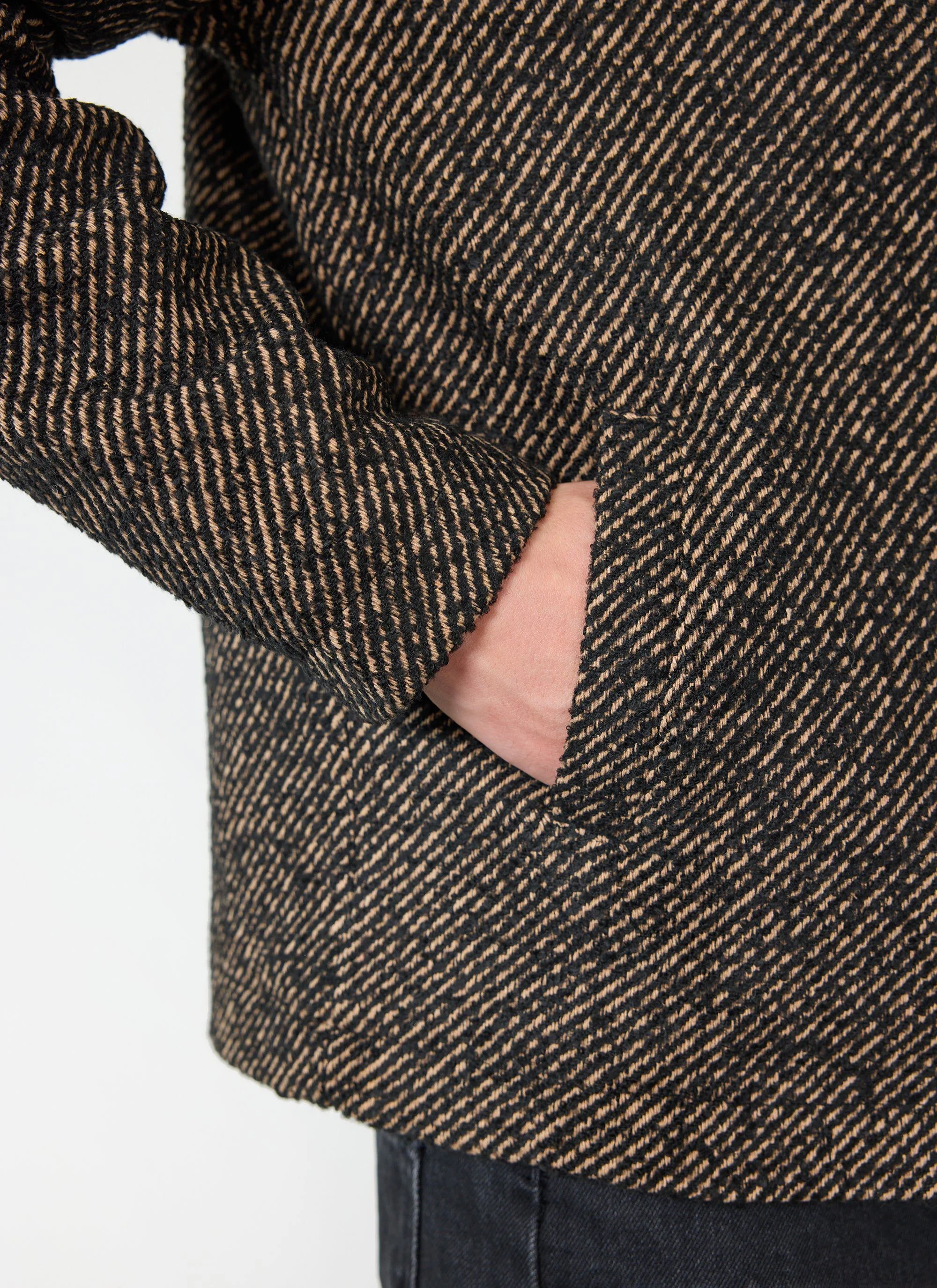 Zip Overshirt | Twill | Oak - Image 6